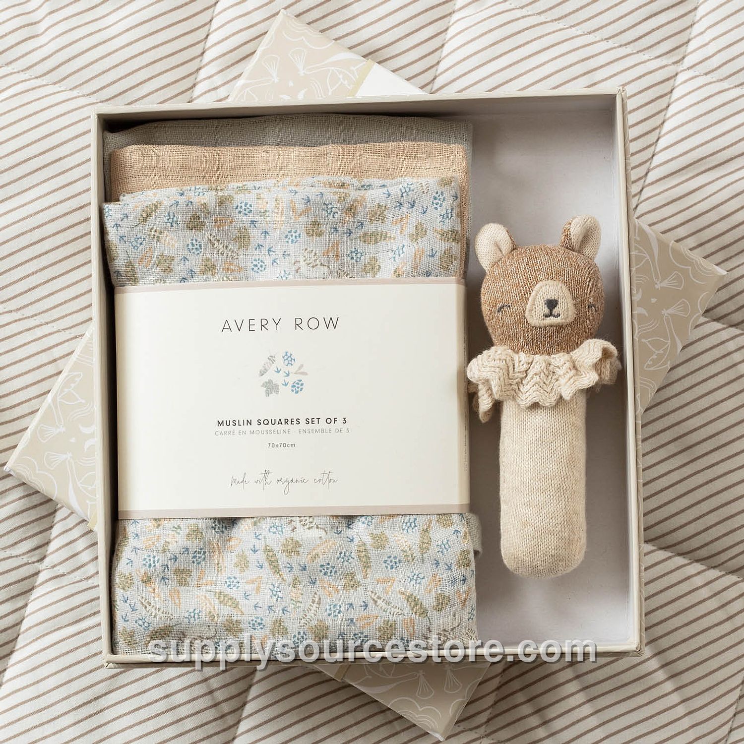 Rattle & Care New Baby Gift Set - Nature Trail