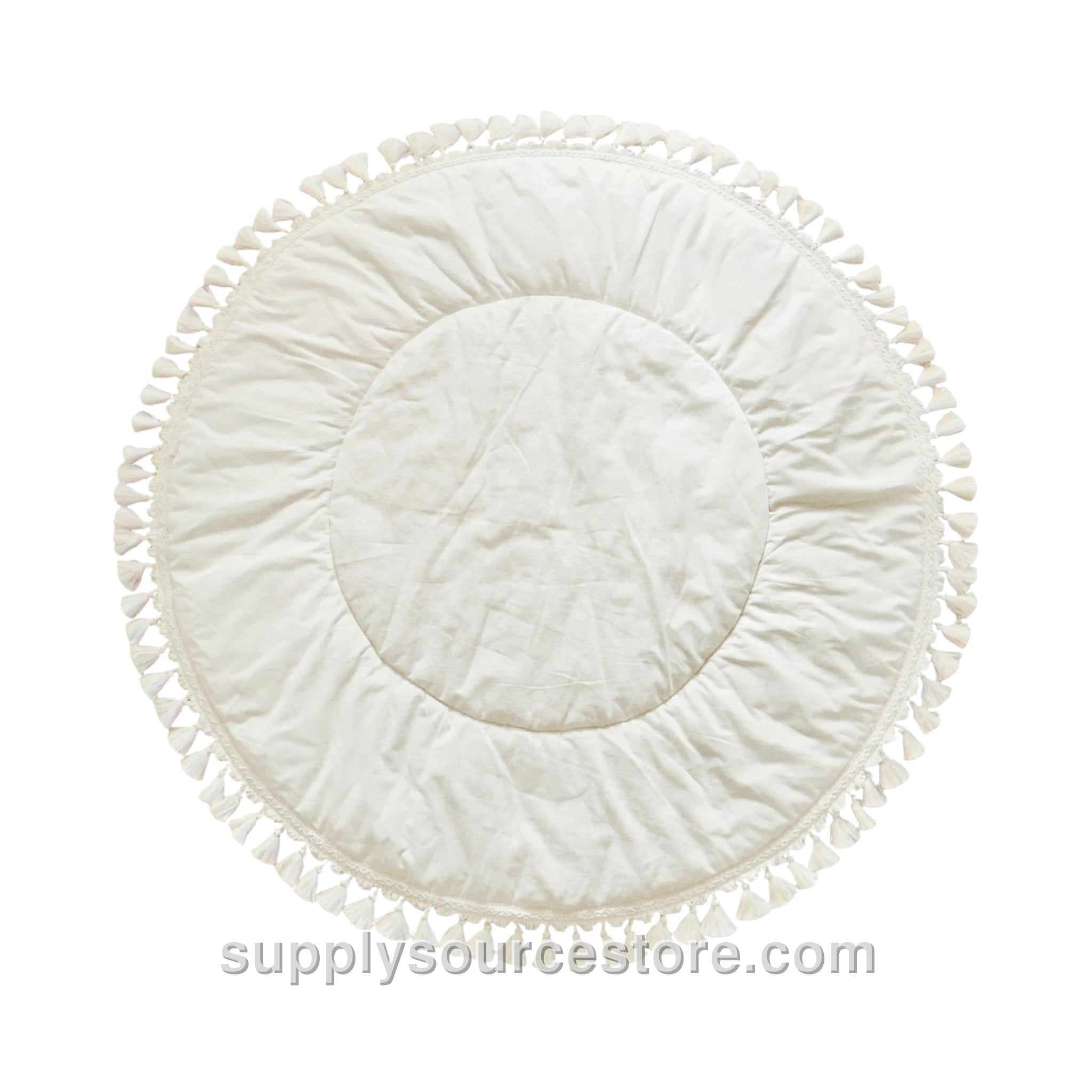 Tassel Playmat - Ecru