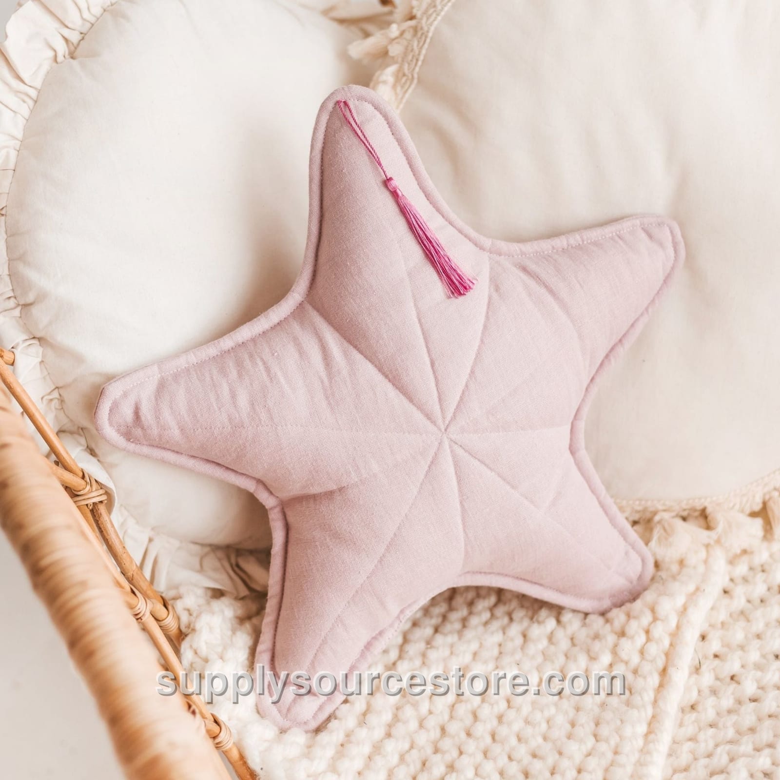 Starfish Cushion - Pink