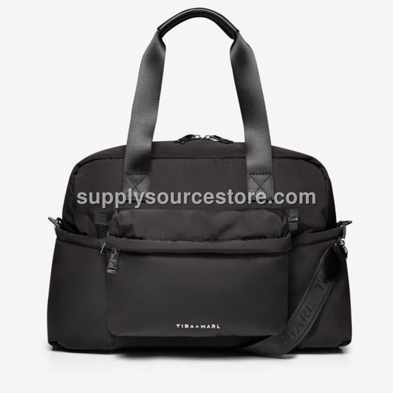 Tiba + Marl Phoenix Eco Holdall Changing Bag - Black Nylon
