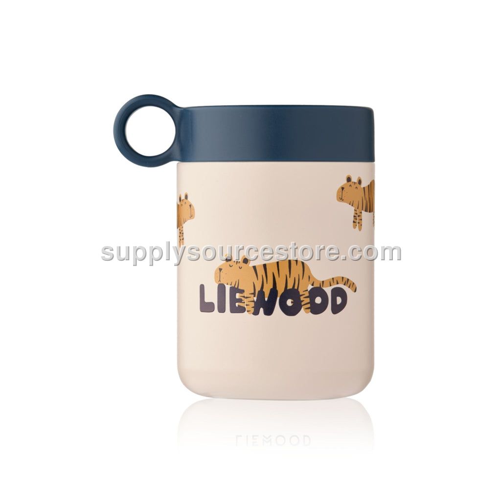 Liewood Kiani Printed Food Jar - Tiger / Sandy