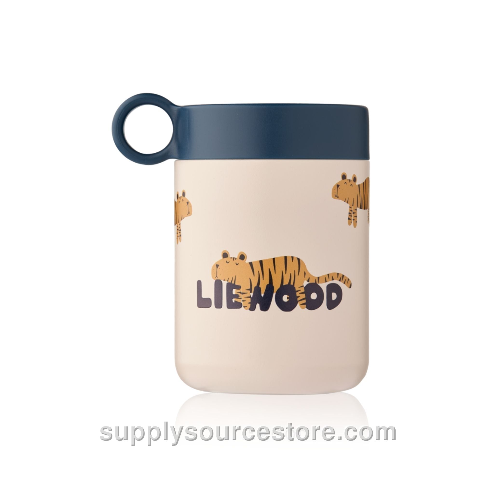 Kiani Printed Food Jar - Tiger / Sandy