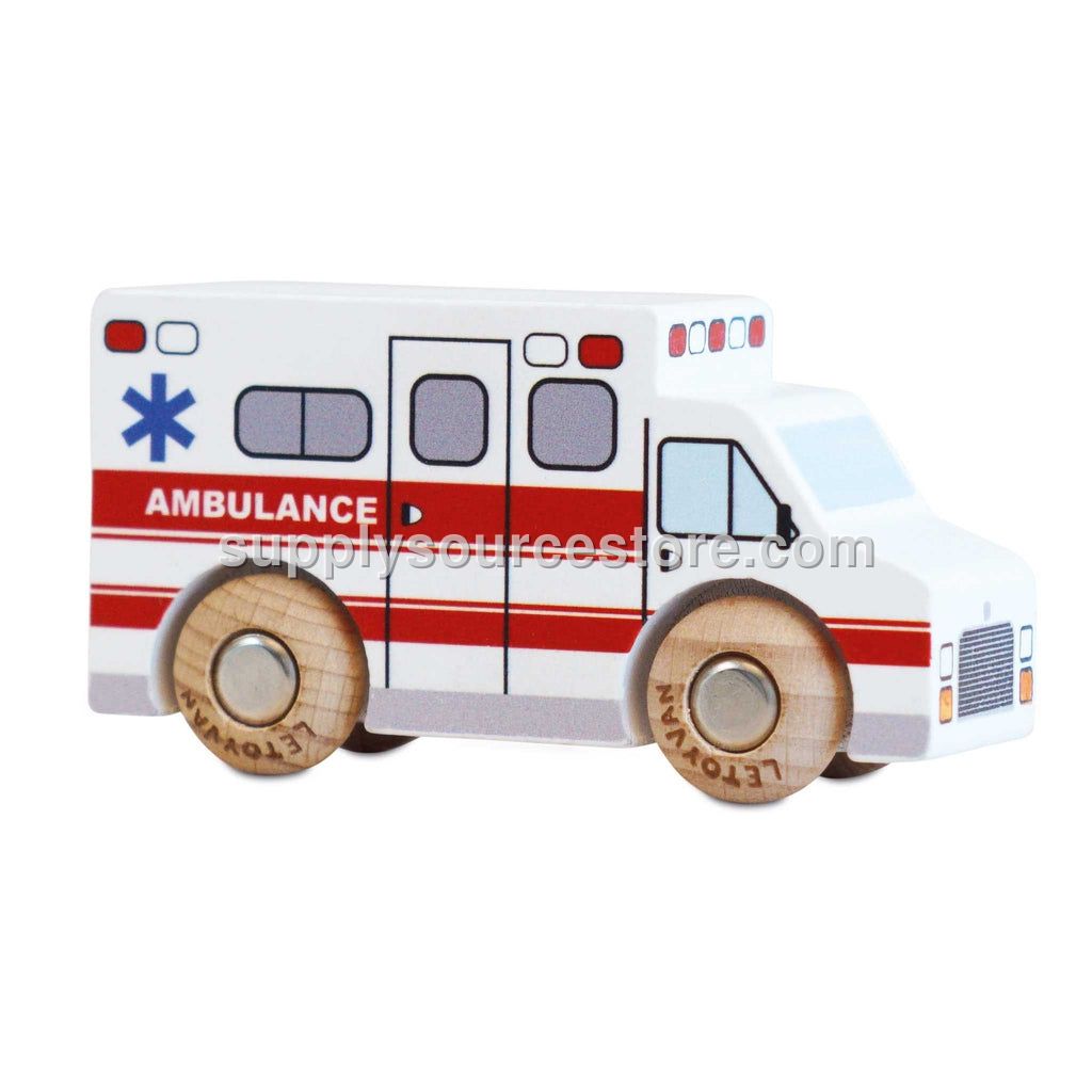 Le Toy Van Wooden Ambulance - Lance