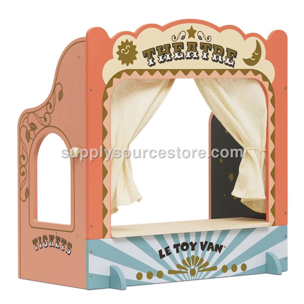 Le Toy Van Tabletop Puppet Wooden Theatre