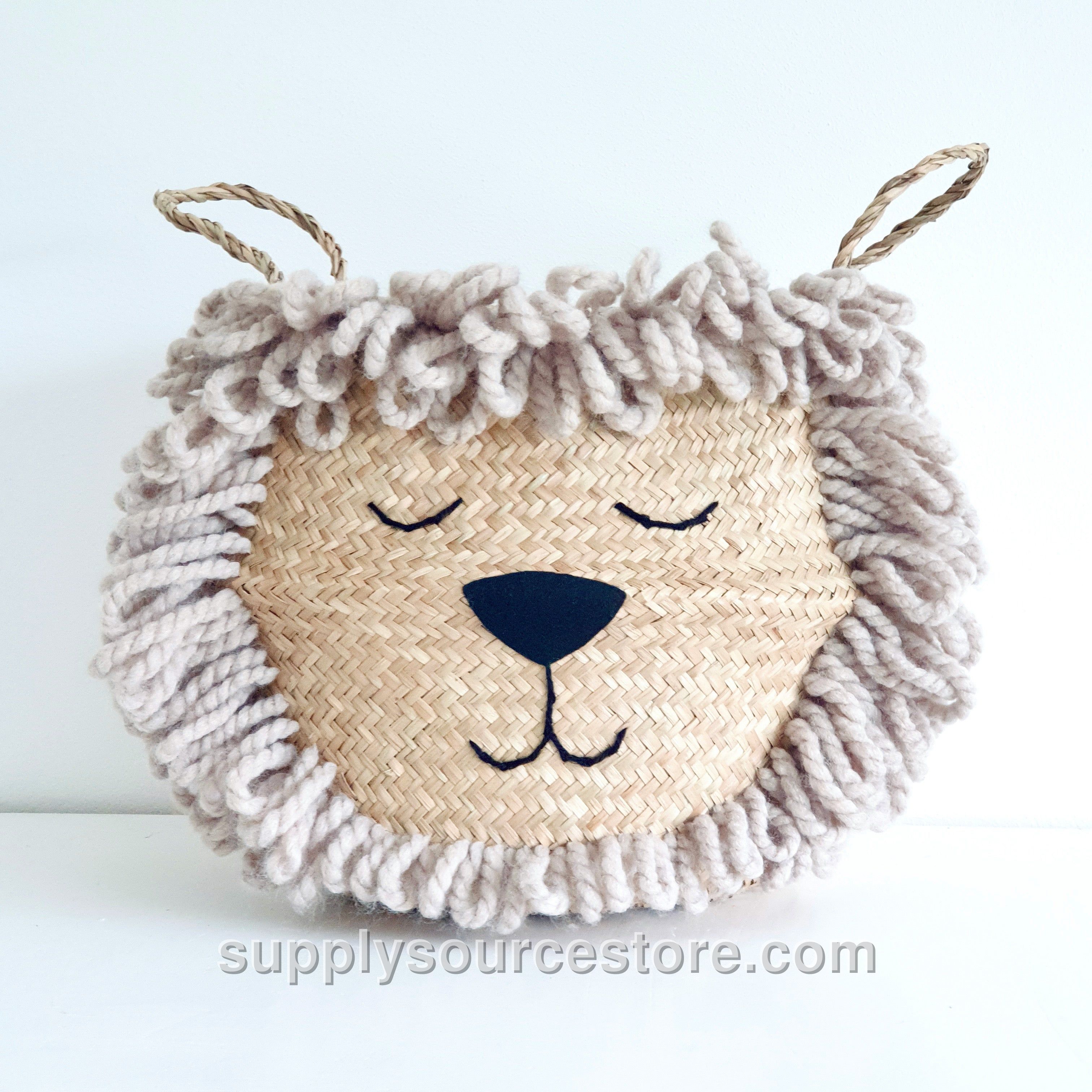 Yellow Lion Basket - Medium