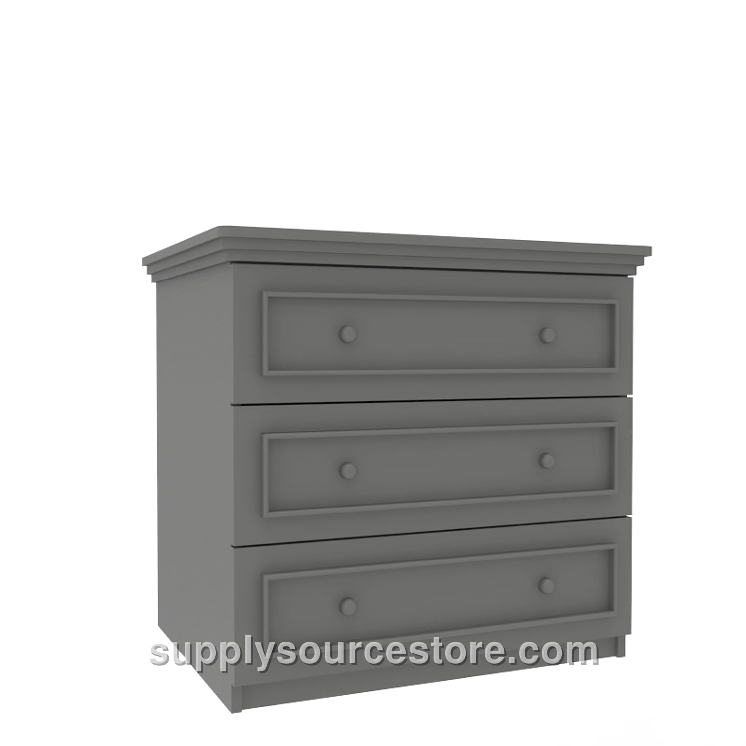 Milan 3-Drawer Dresser