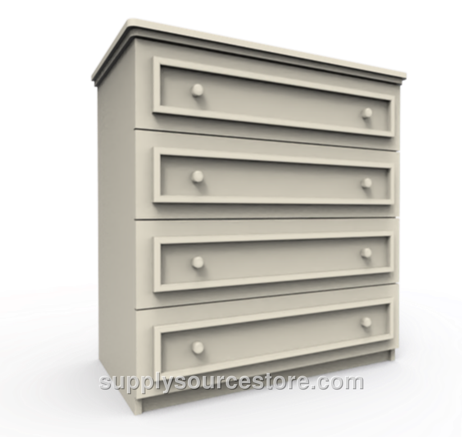 Milan 4-Drawer Dresser