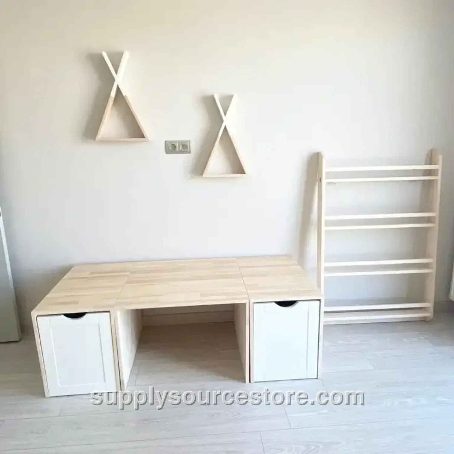 Toy Box Activity Table – Swedish Pine Wood Children's Table