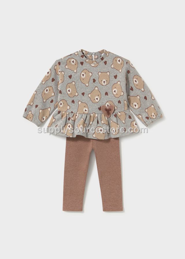 MAYORAL 2781 Gray VIG Top-Bottom Set