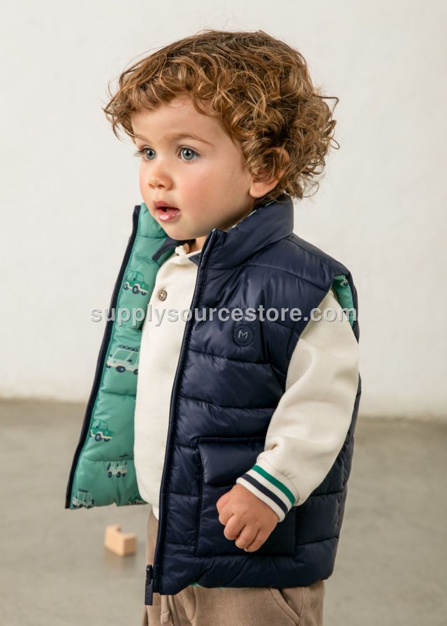 MAYORAL 2378 ACUARIO DOUBLE-SIDED PUFFED VEST