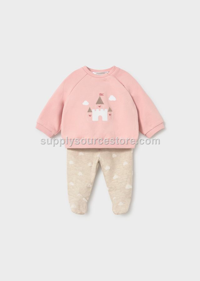 MAYORAL 2514 ROSA BABY TOP-BOTTOM SET
