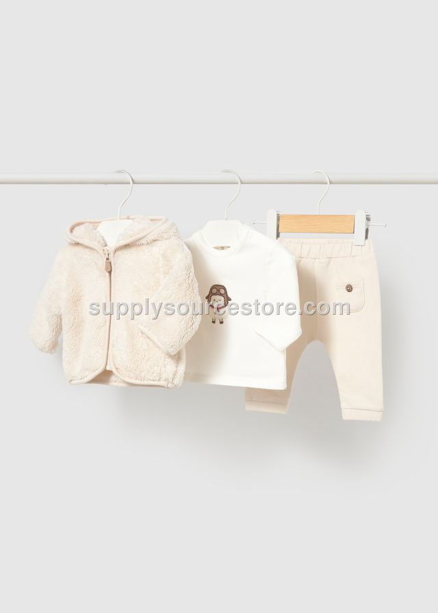 MAYORAL 2670 CERAMICA Three-Piece Plush Leg Bottom-Top Pair