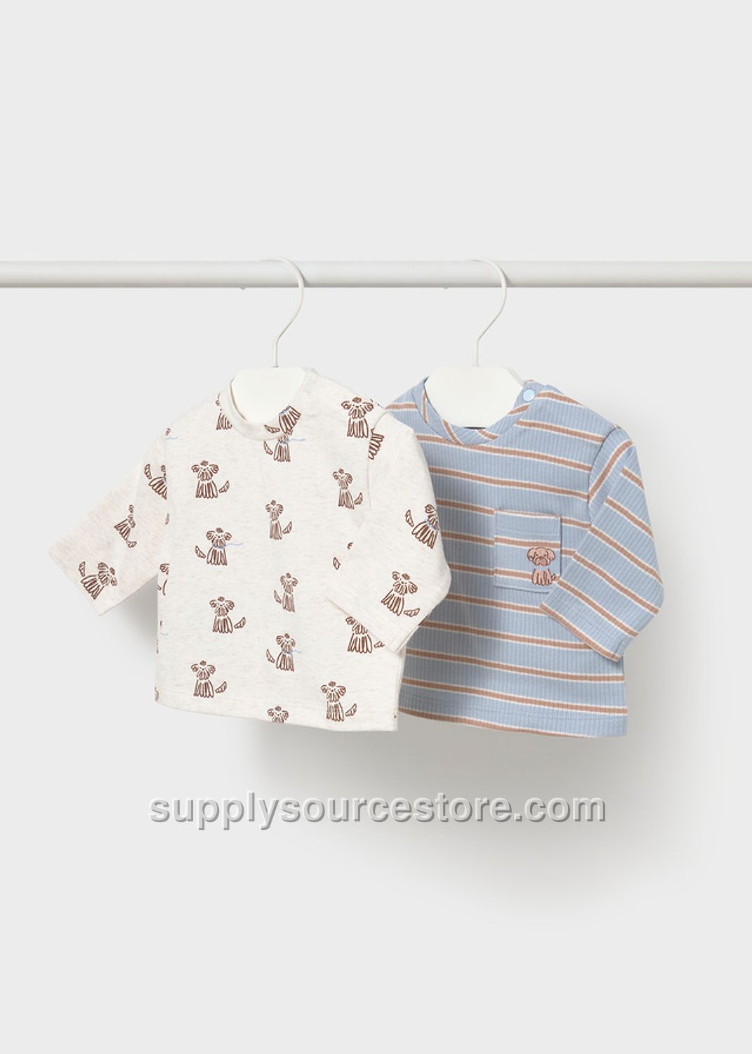2085 Cielo 2‑Piece Long‑Sleeve T‑Shirt Set
