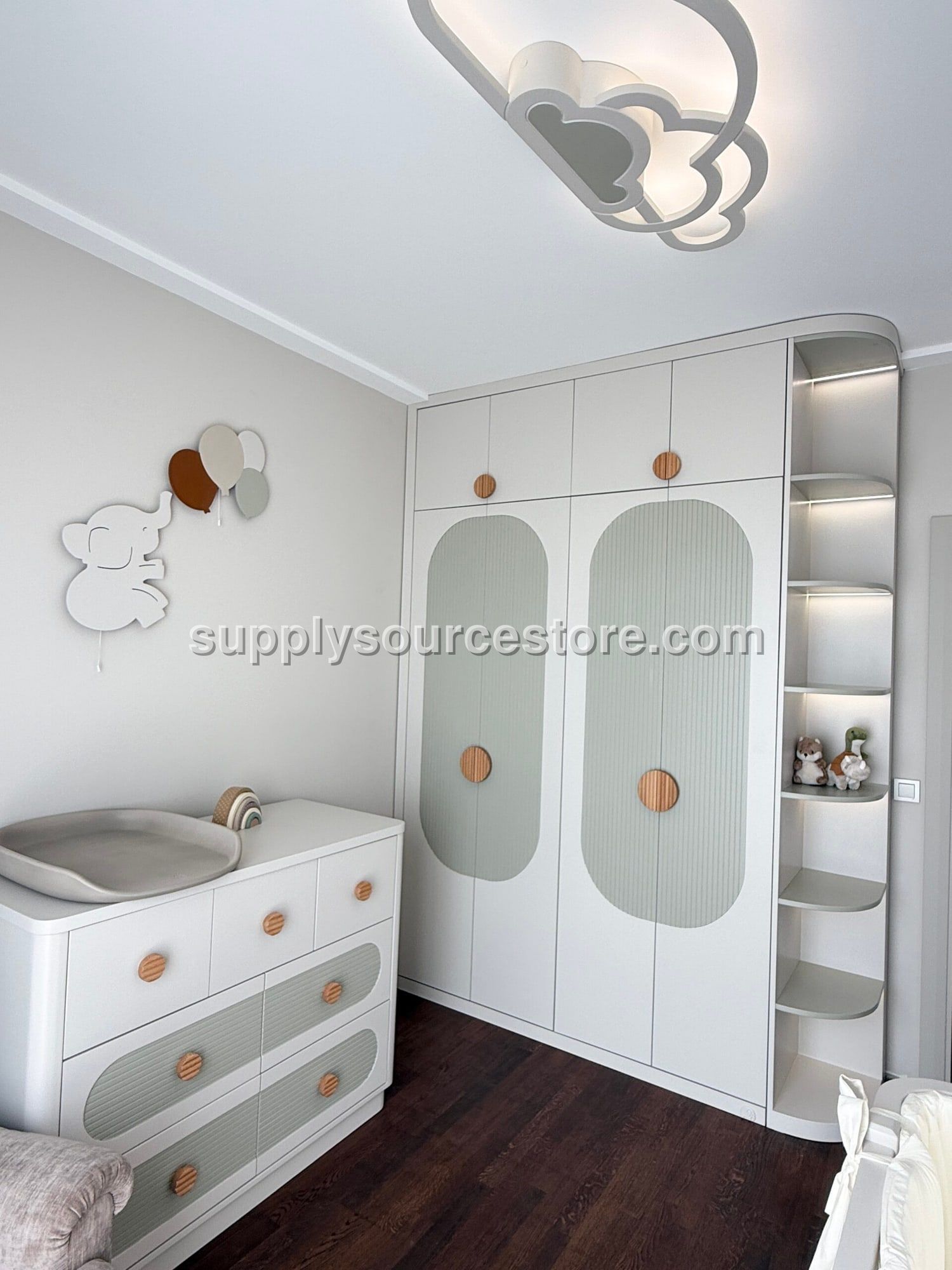 PETRA SERİ 4 KAPAKLI NİŞLİ GARDIROP