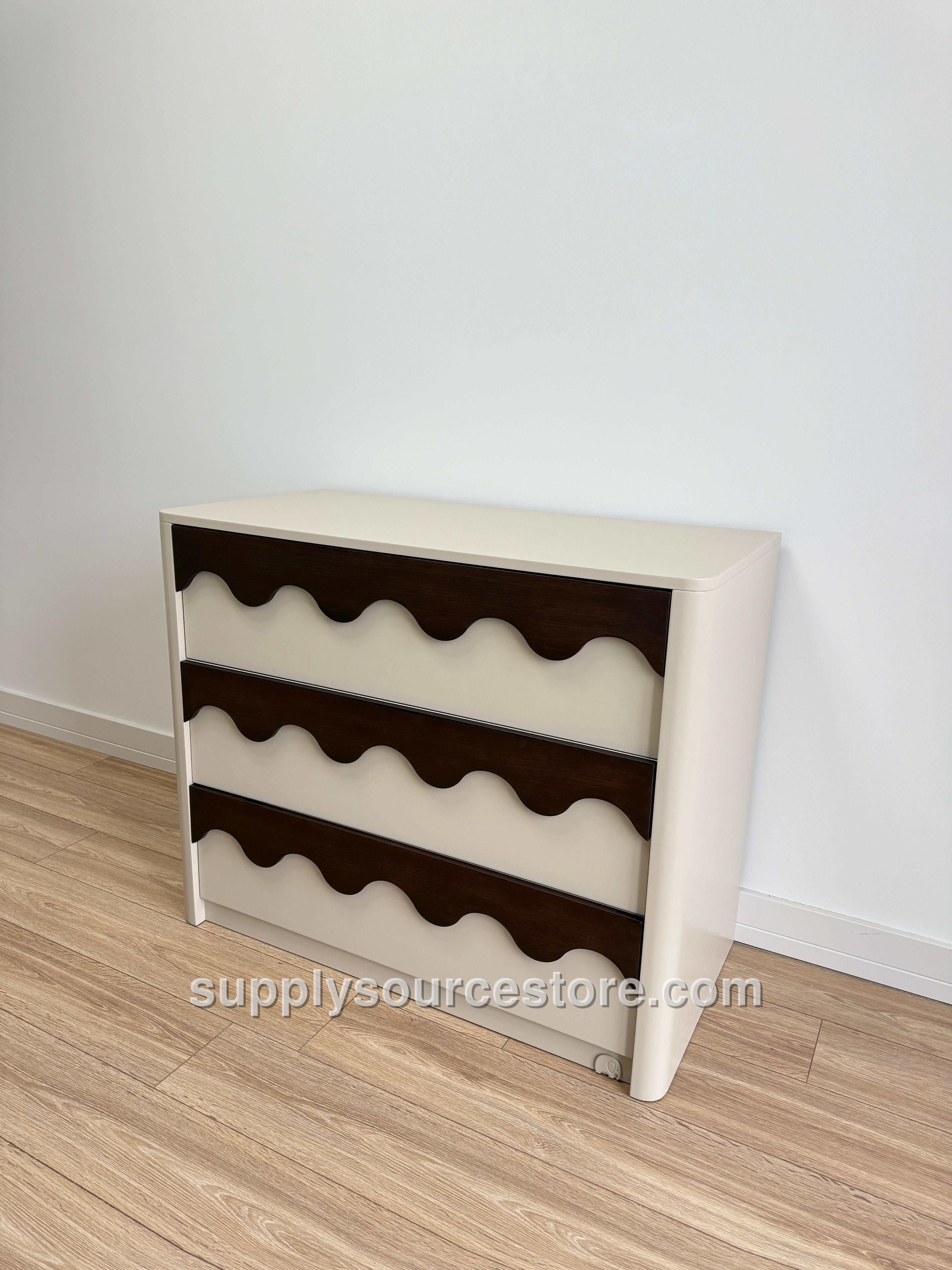 Wave Series Walnut-Detail Chiffonier
