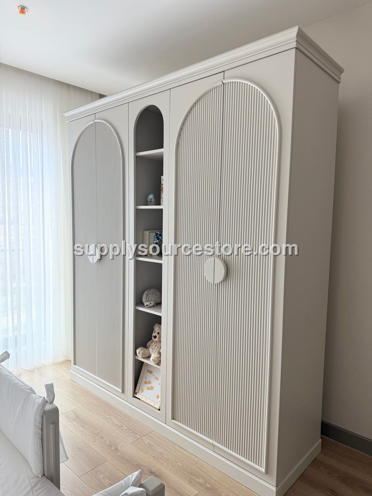 PETRA Series 4-door Linen Wardrobe