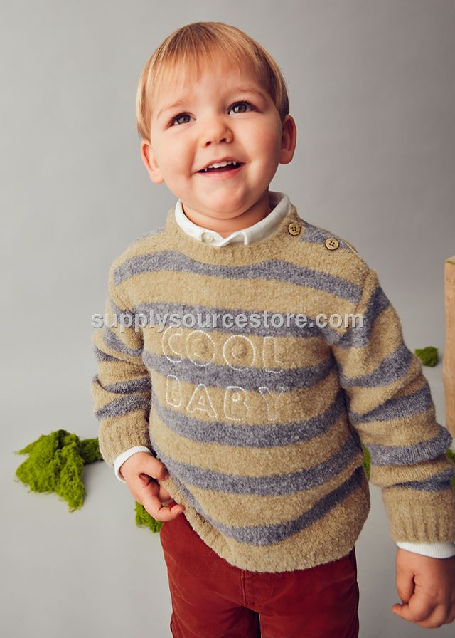 2346 MAYORAL BEIGE VIG Boy Sweater