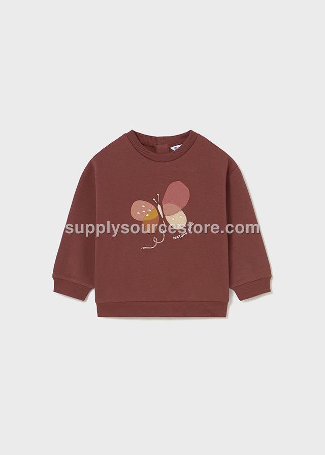 MAYORAL TERRACOTA Girl Sweatshirt