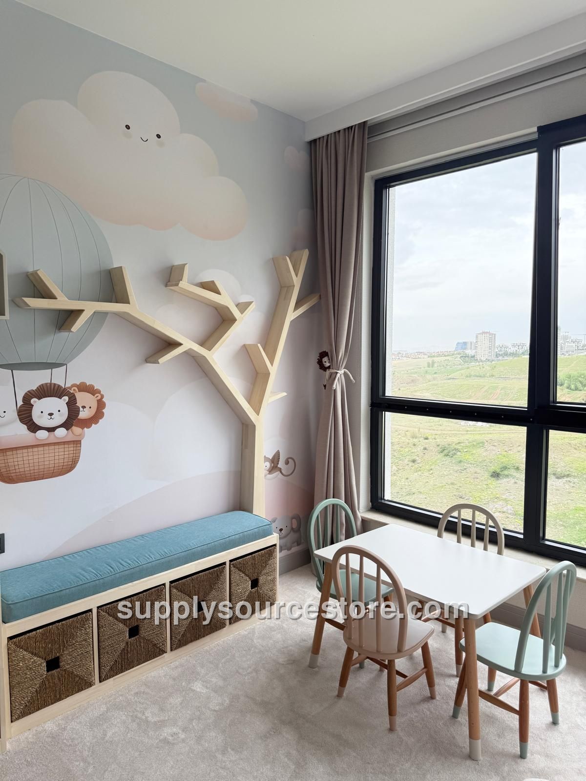 Tree Branch Wall Bookcase