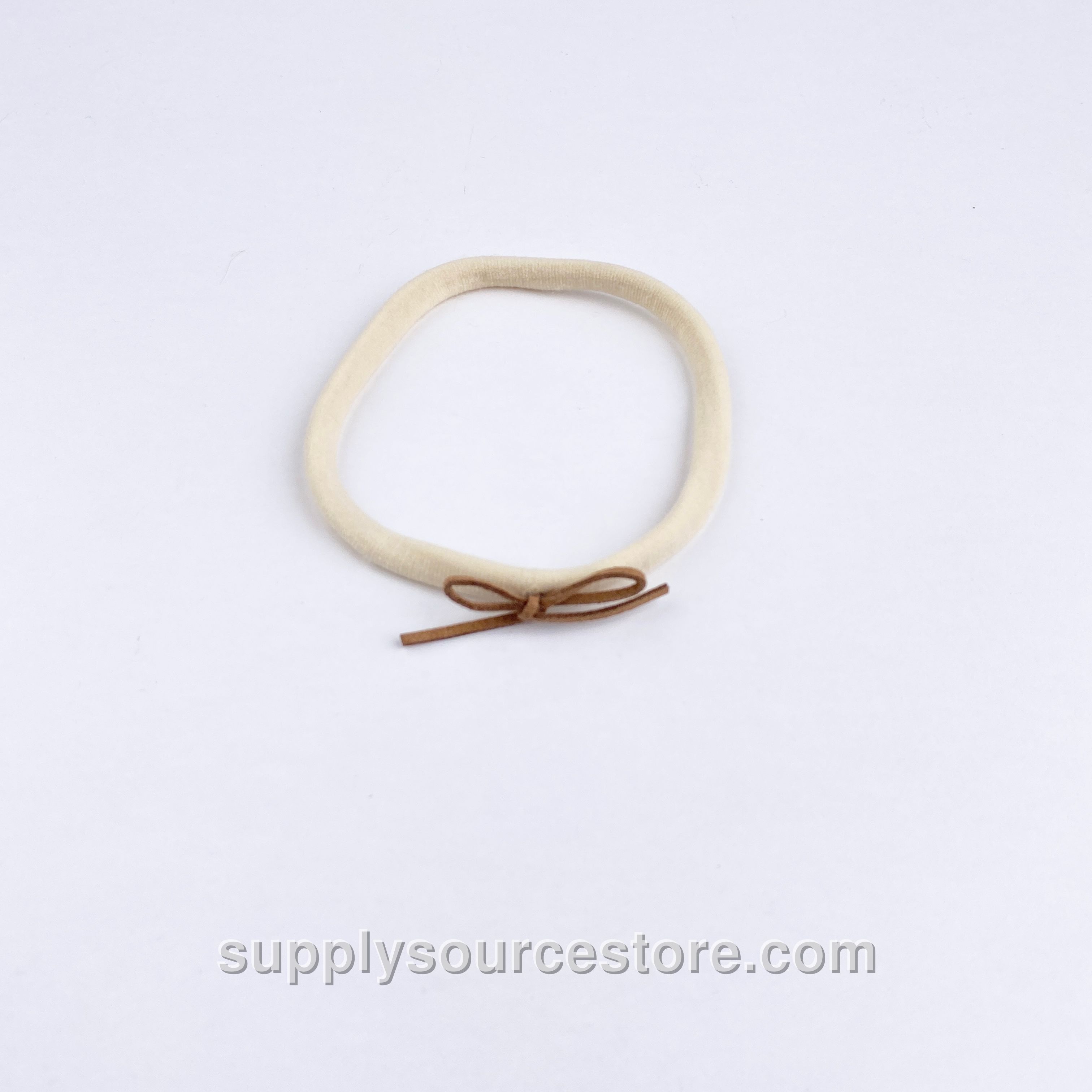 Brown Bow Pin