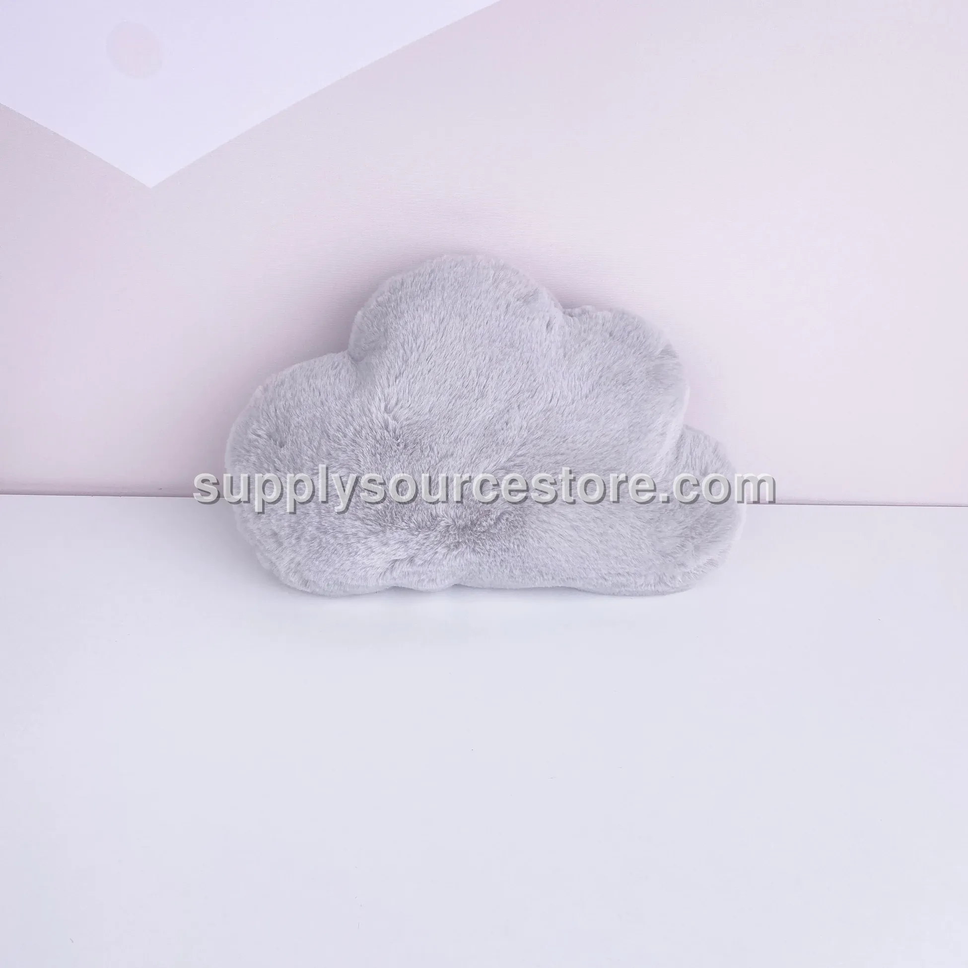Light Gray Half Cloud Decorative Pillow