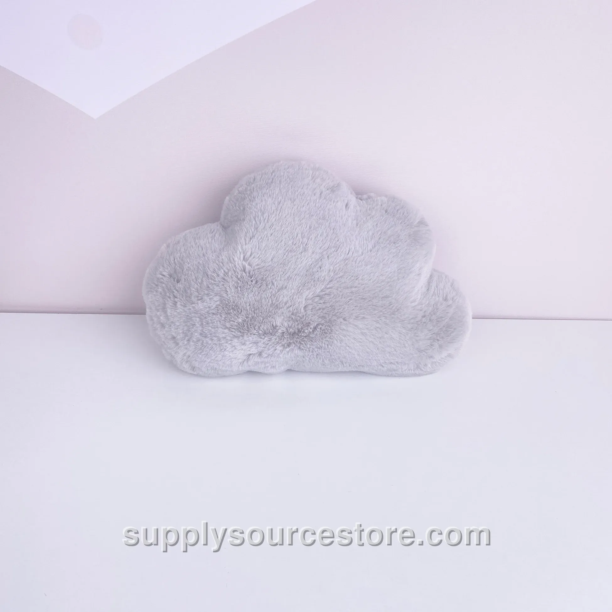Light Gray Half Cloud Decorative Pillow