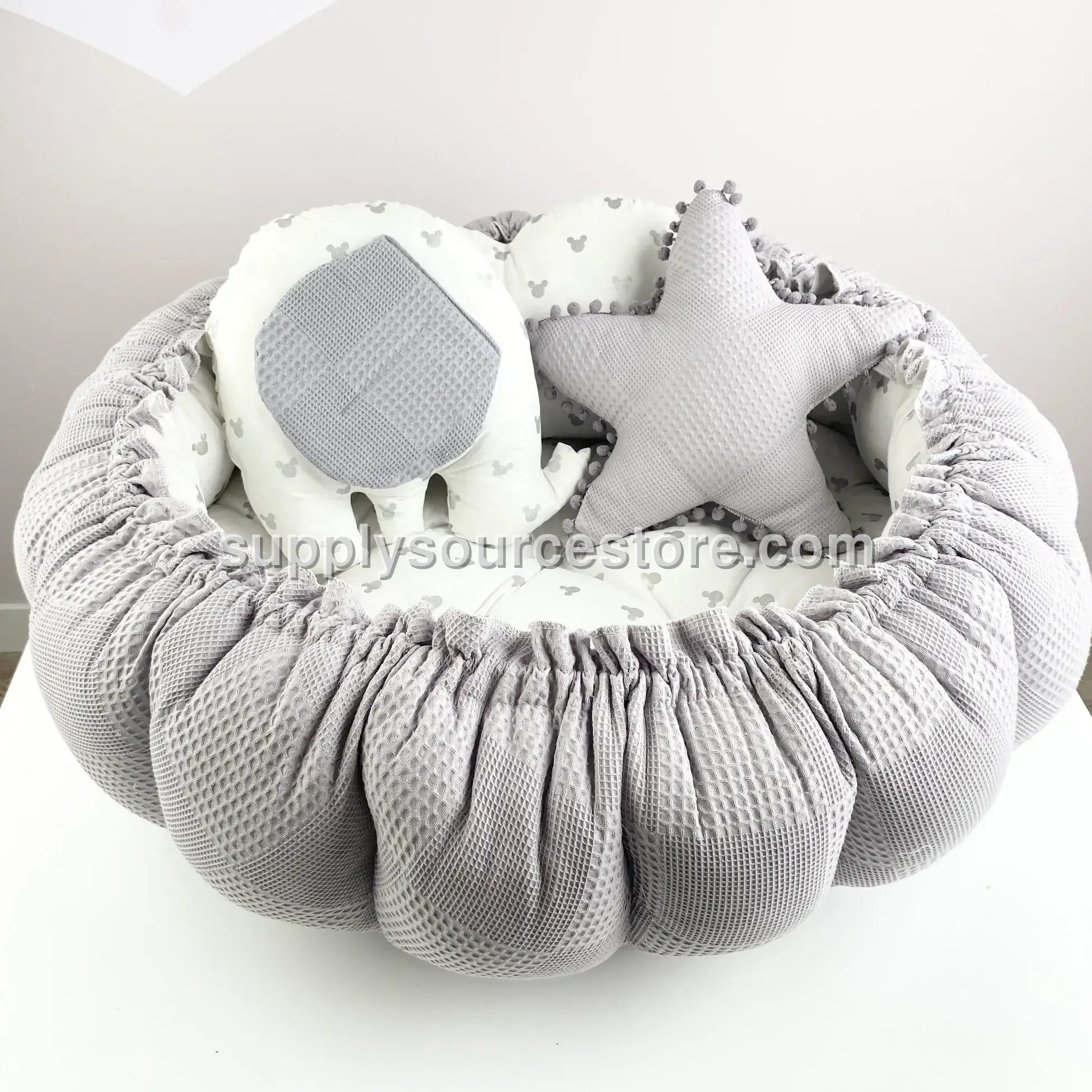 BABYNEST YUVARLAK OYUN MİNDERİ