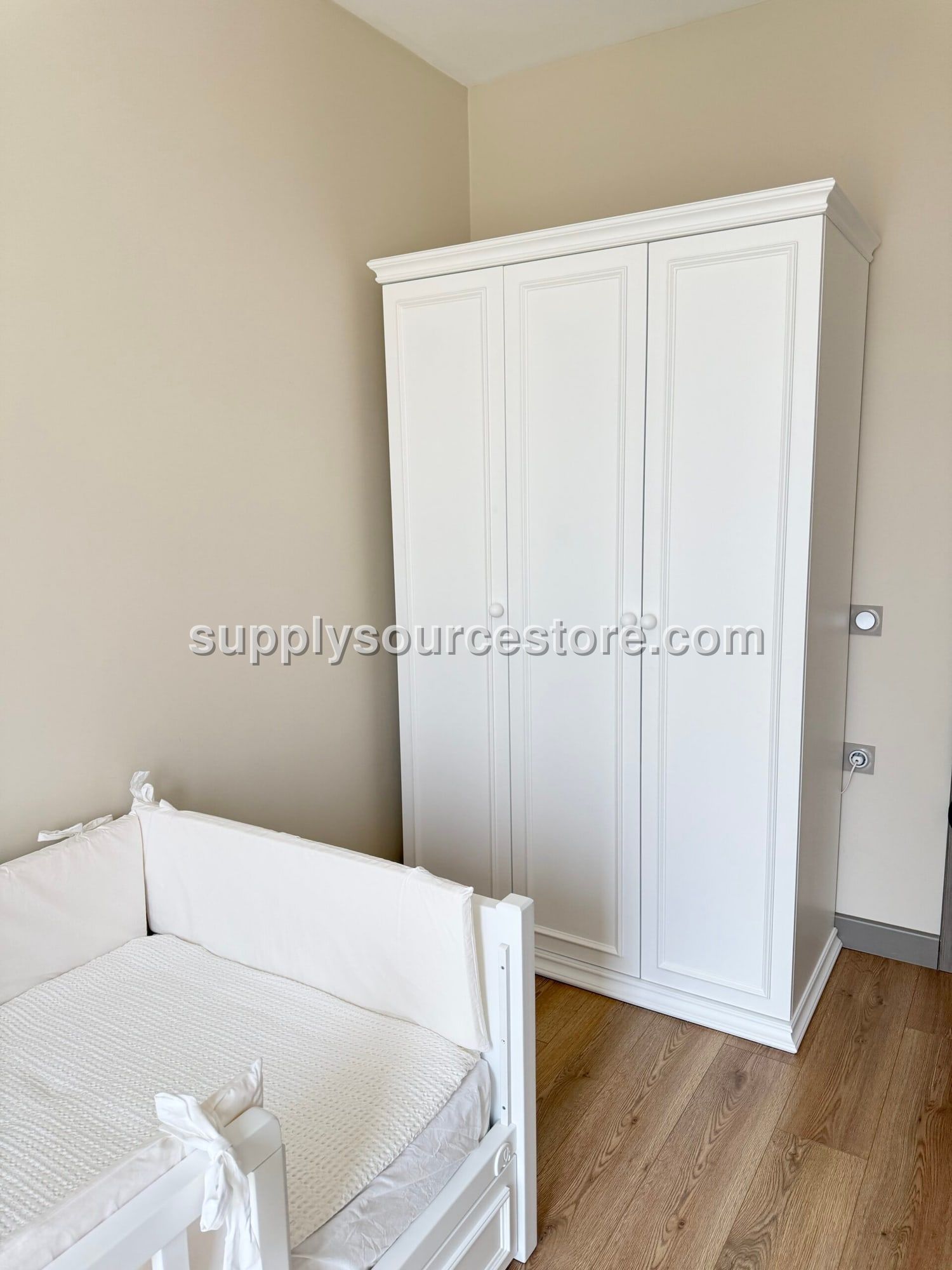 Noble Series 3 Door LED Illuminated Wardrobe