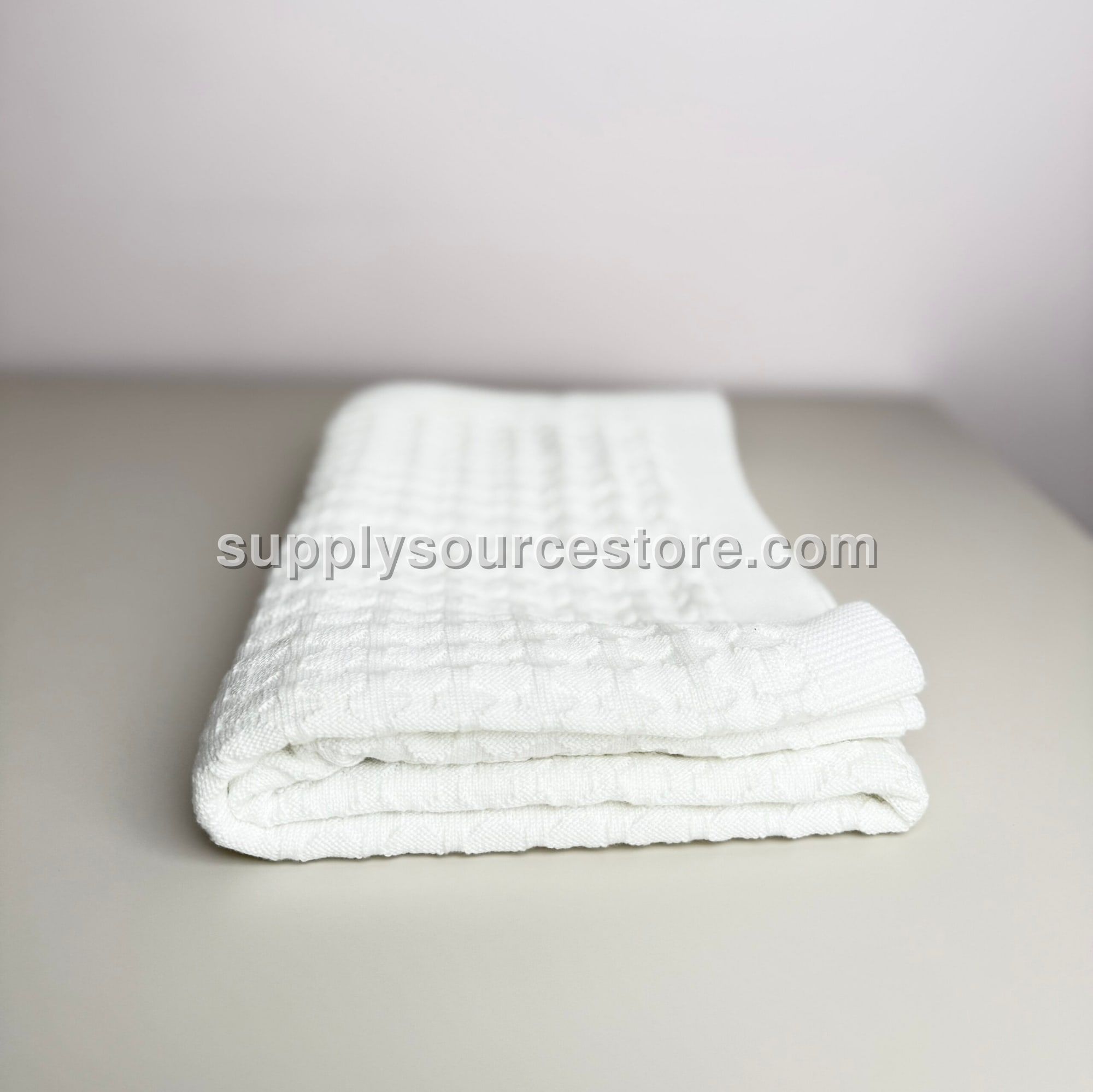 White Knit Home Textile Blanket