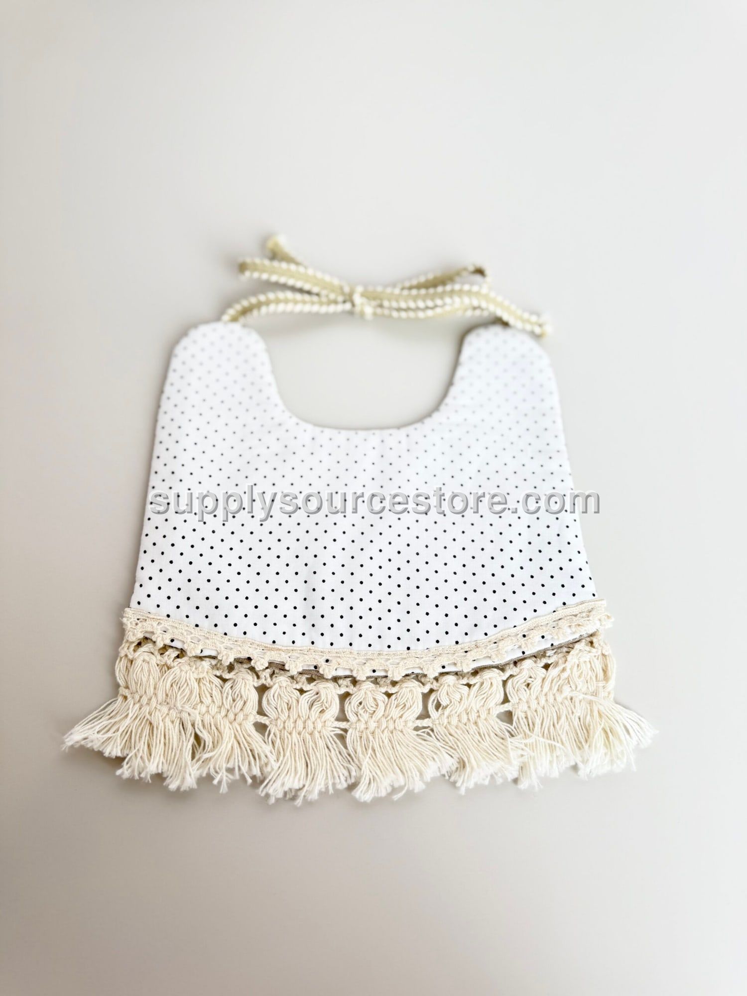 Double‑sided Use Bib White