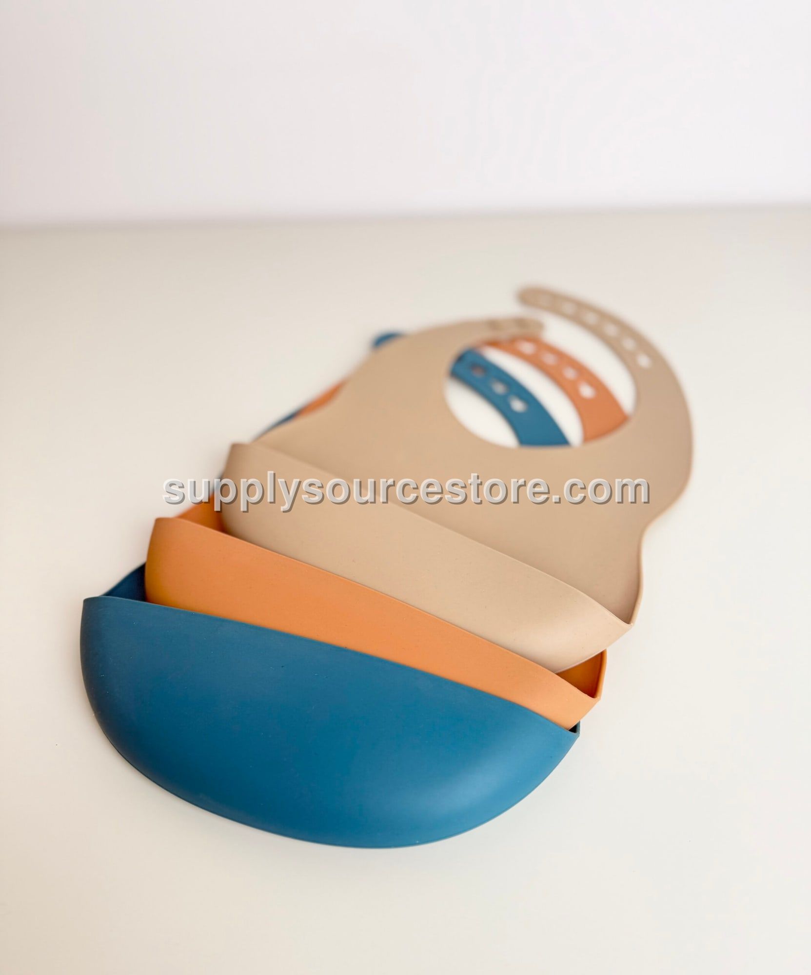 Silicone Bib Petrol Green