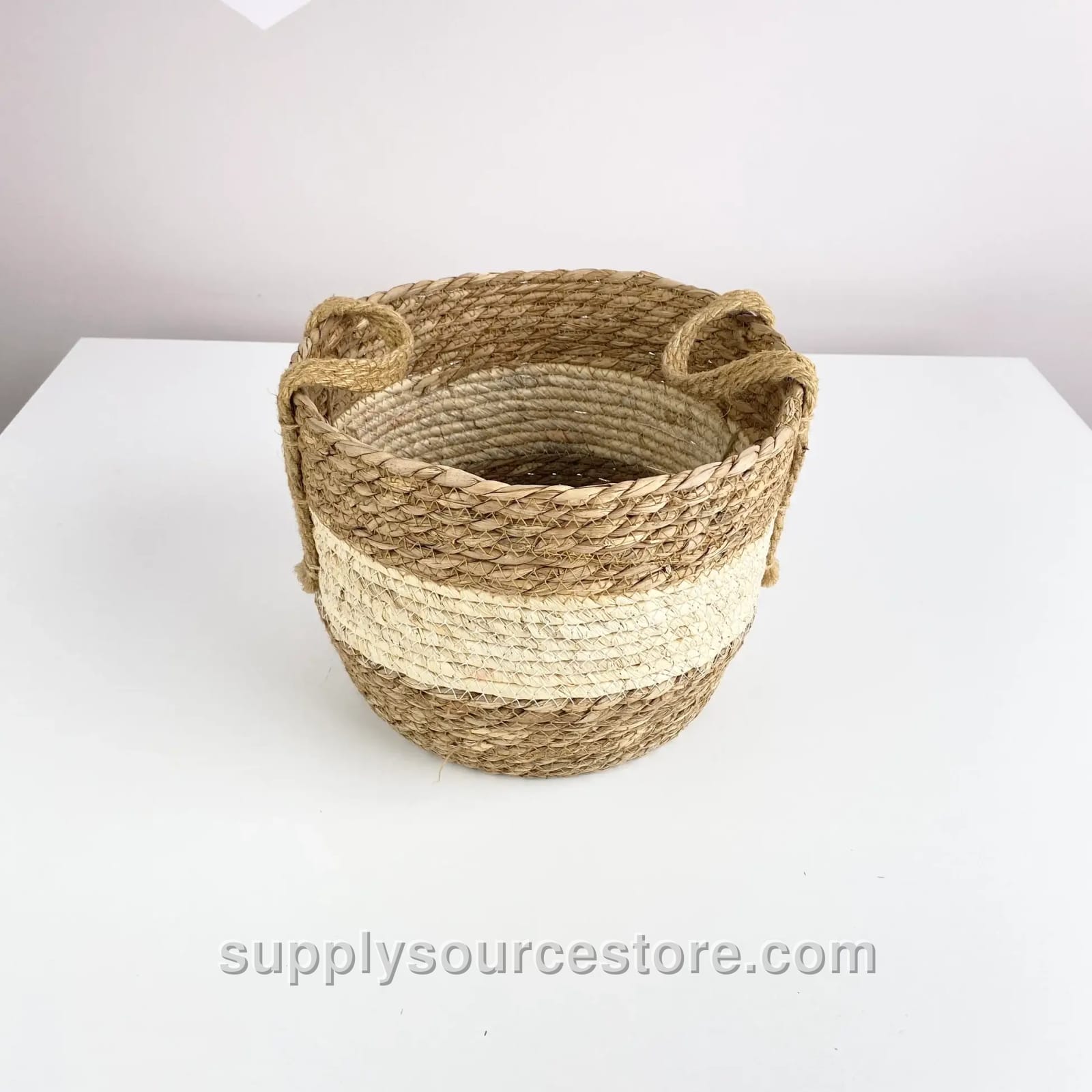 Brown 3‑Piece Basket