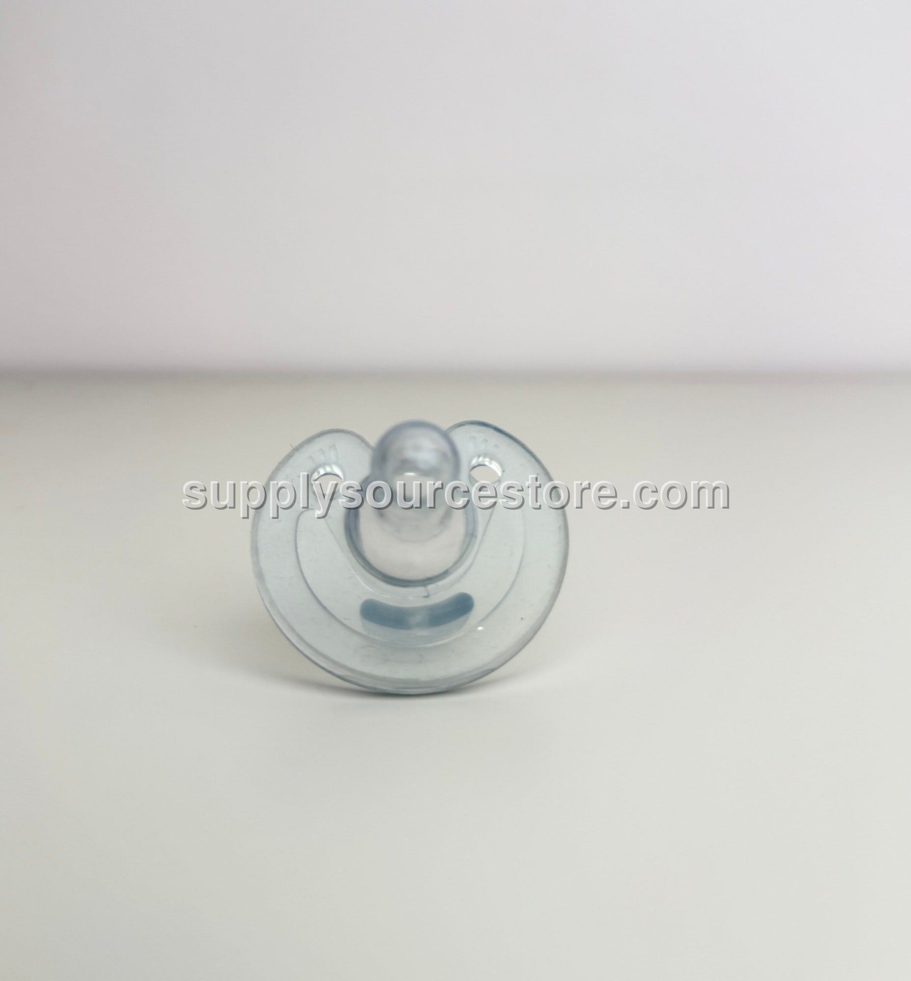 Transparent Blue Silicone Pacifier