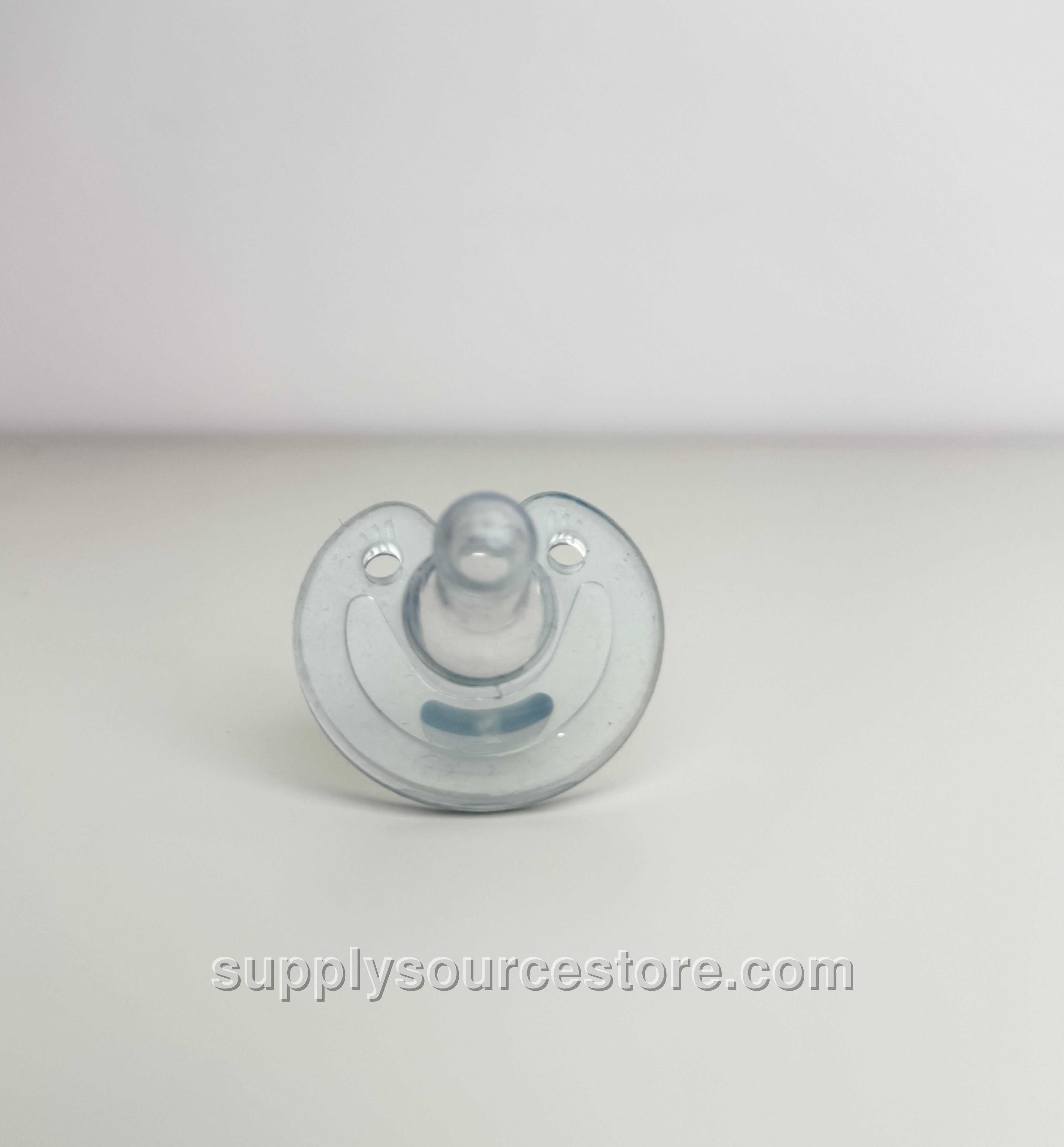 Transparent Blue Silicone Pacifier