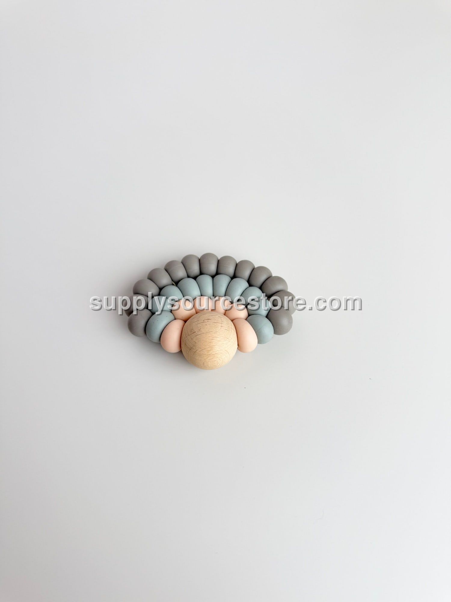 Teething Toy Coral Gray