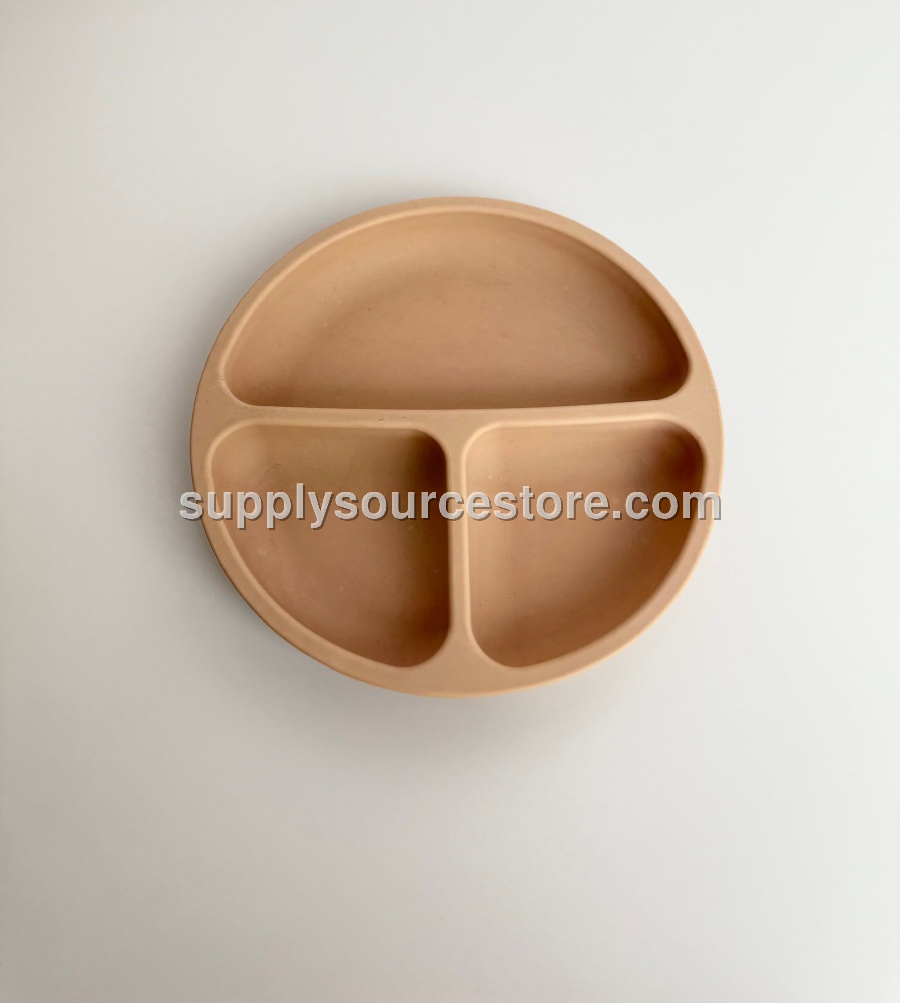 Silicone Food Bowl Brown