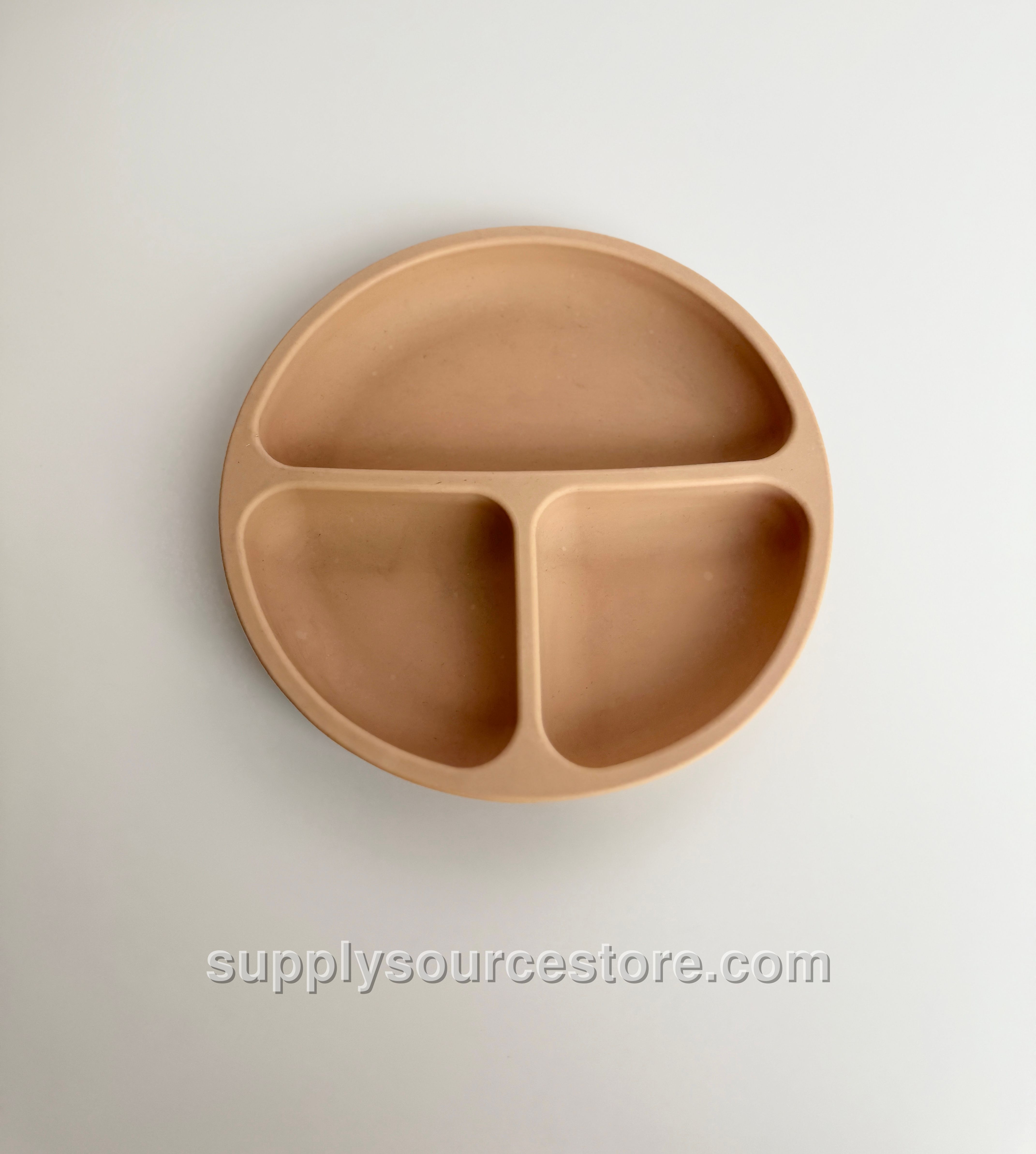 Brown Silicone Meal Plate