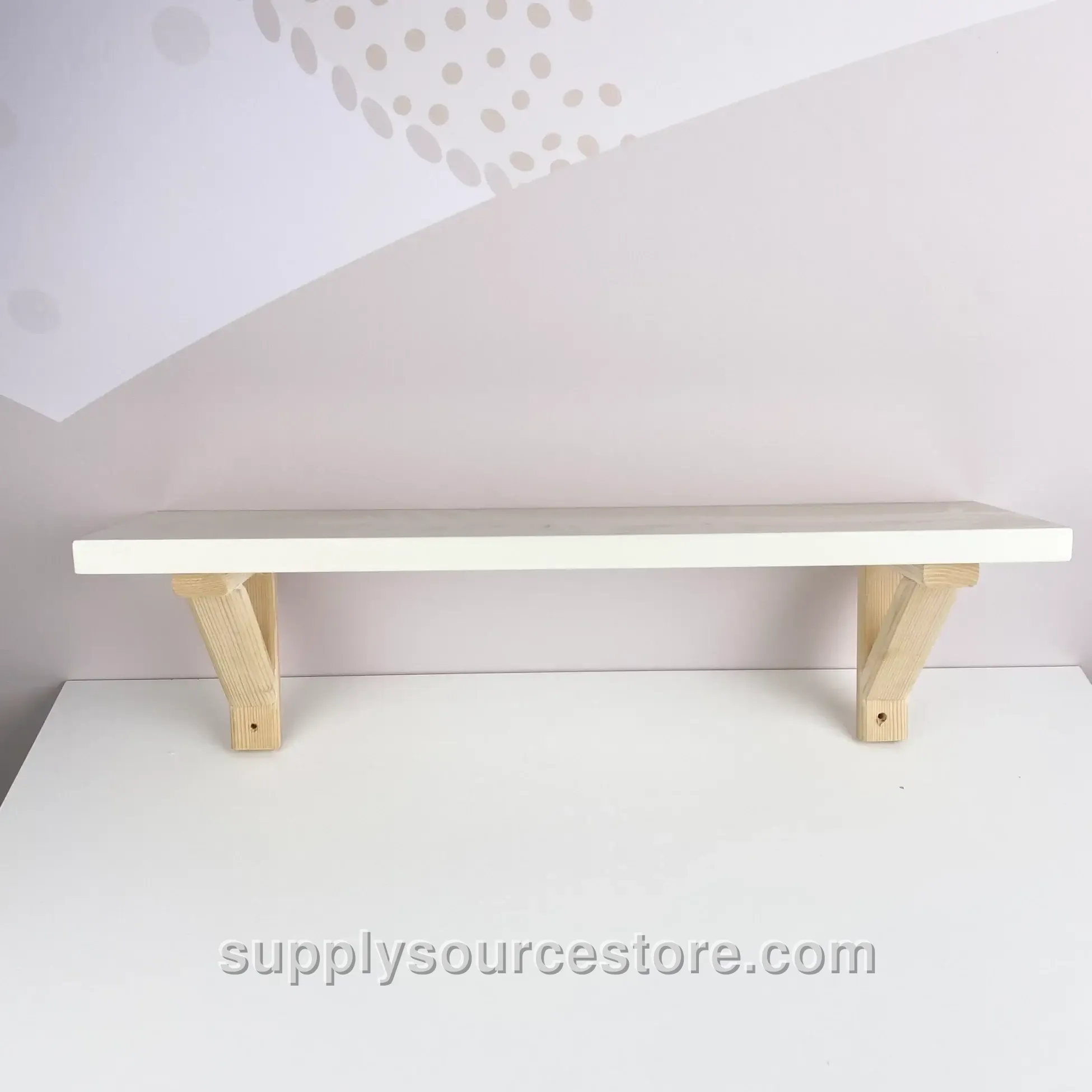 White Cedar Wall Shelf