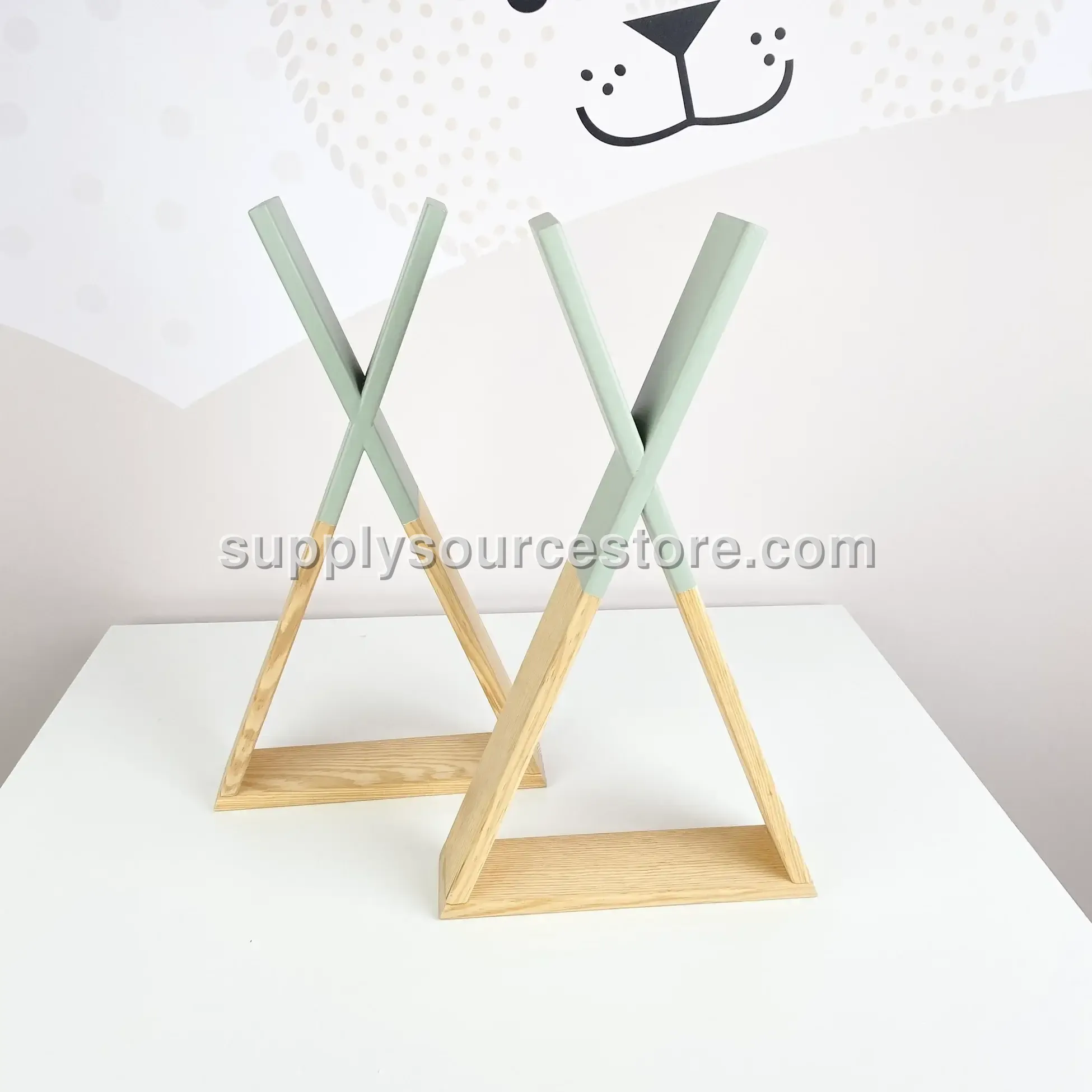 Tent 2-Piece Wall Shelf