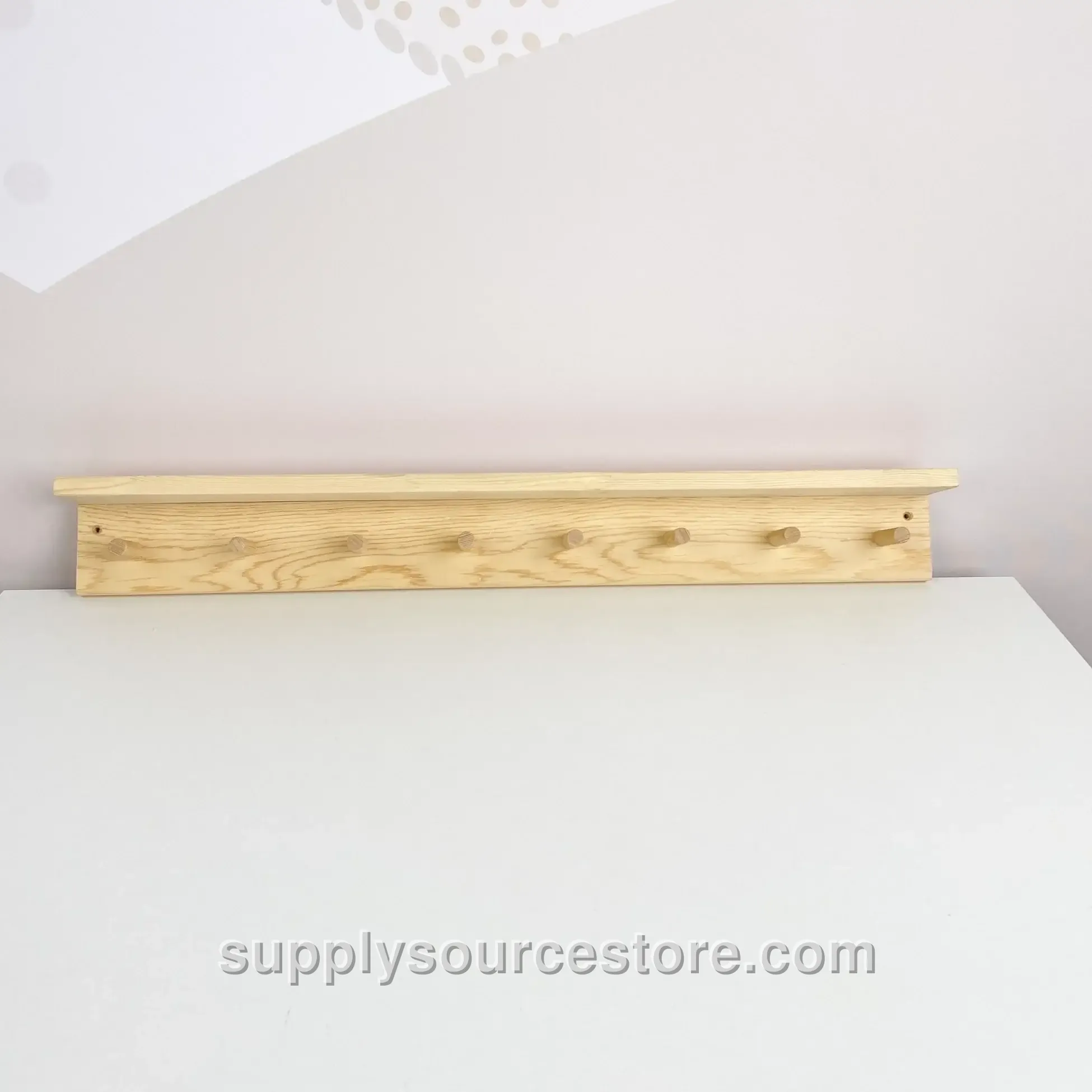 Natural Wall-Mount Shelf
