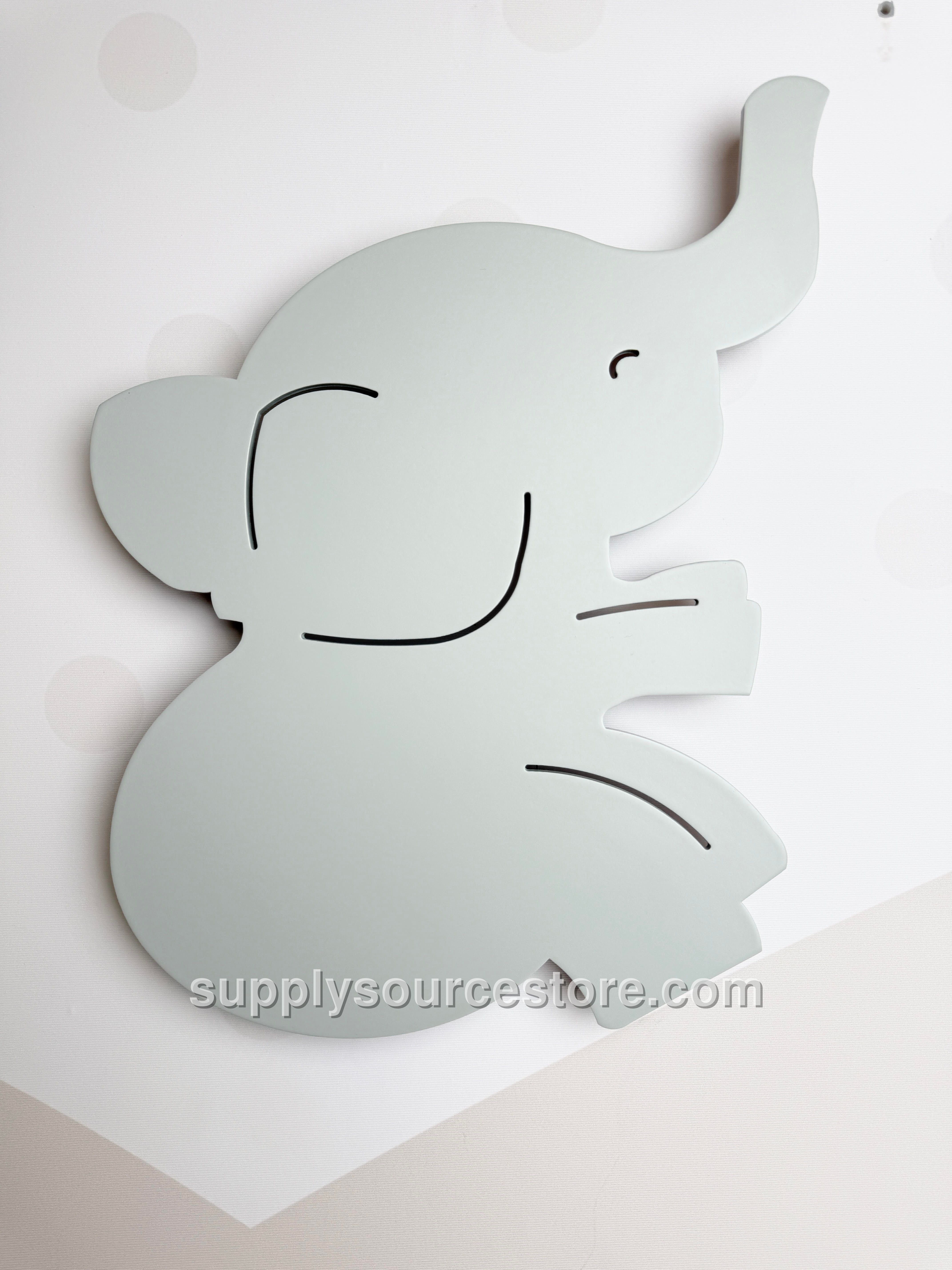 Sunlight LED Wall Light Happy Elephant Gray