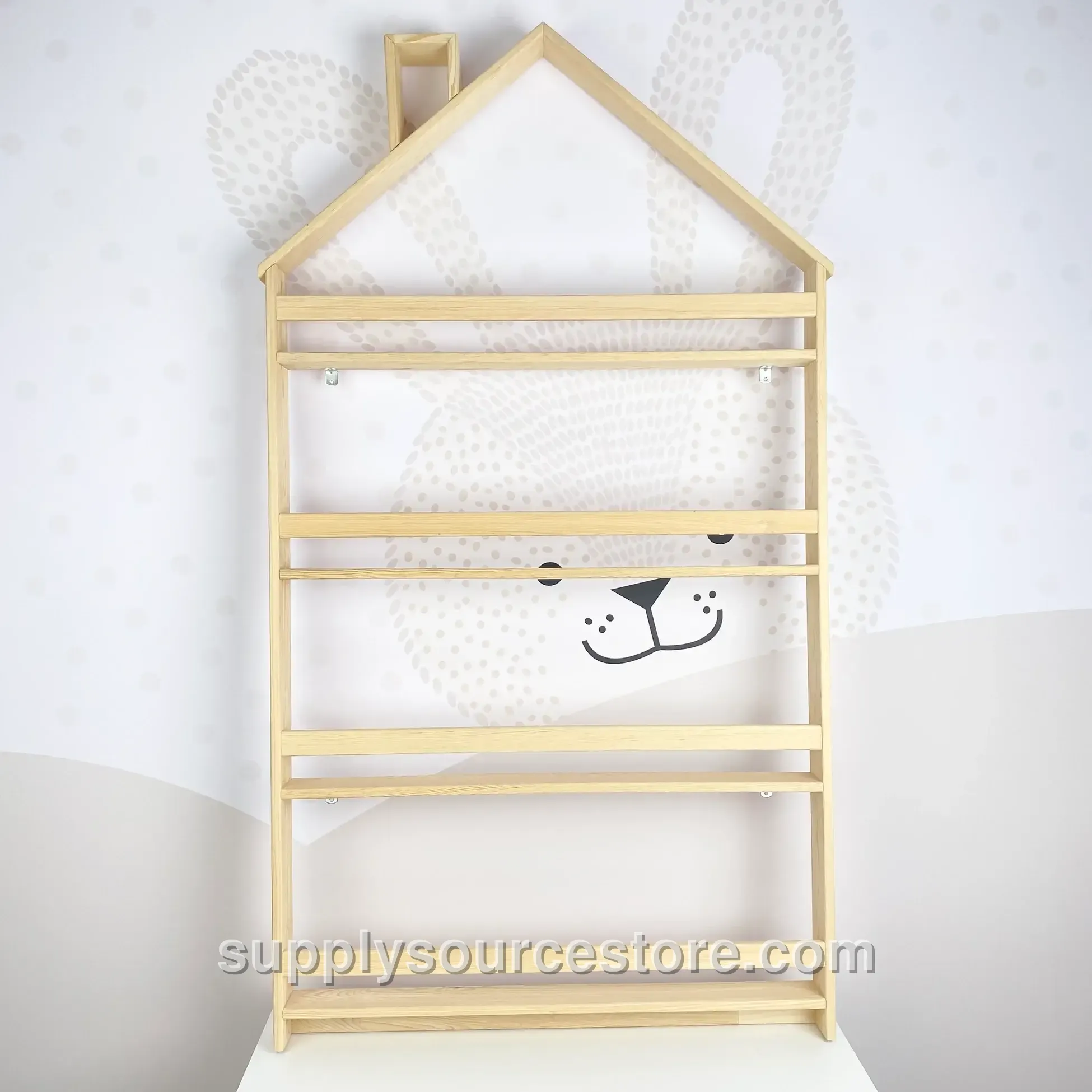 Covered Montessori Wall Shelf