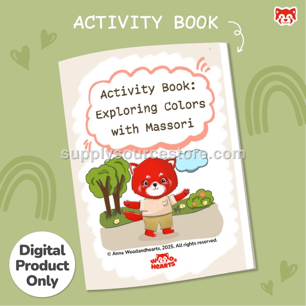 Activity Book for Toddlers: Exploring Colors with Massori