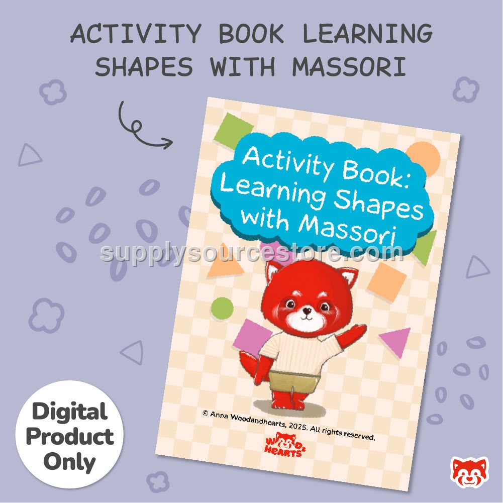 Activity Book for Toddlers: Learning Shapes with Massori