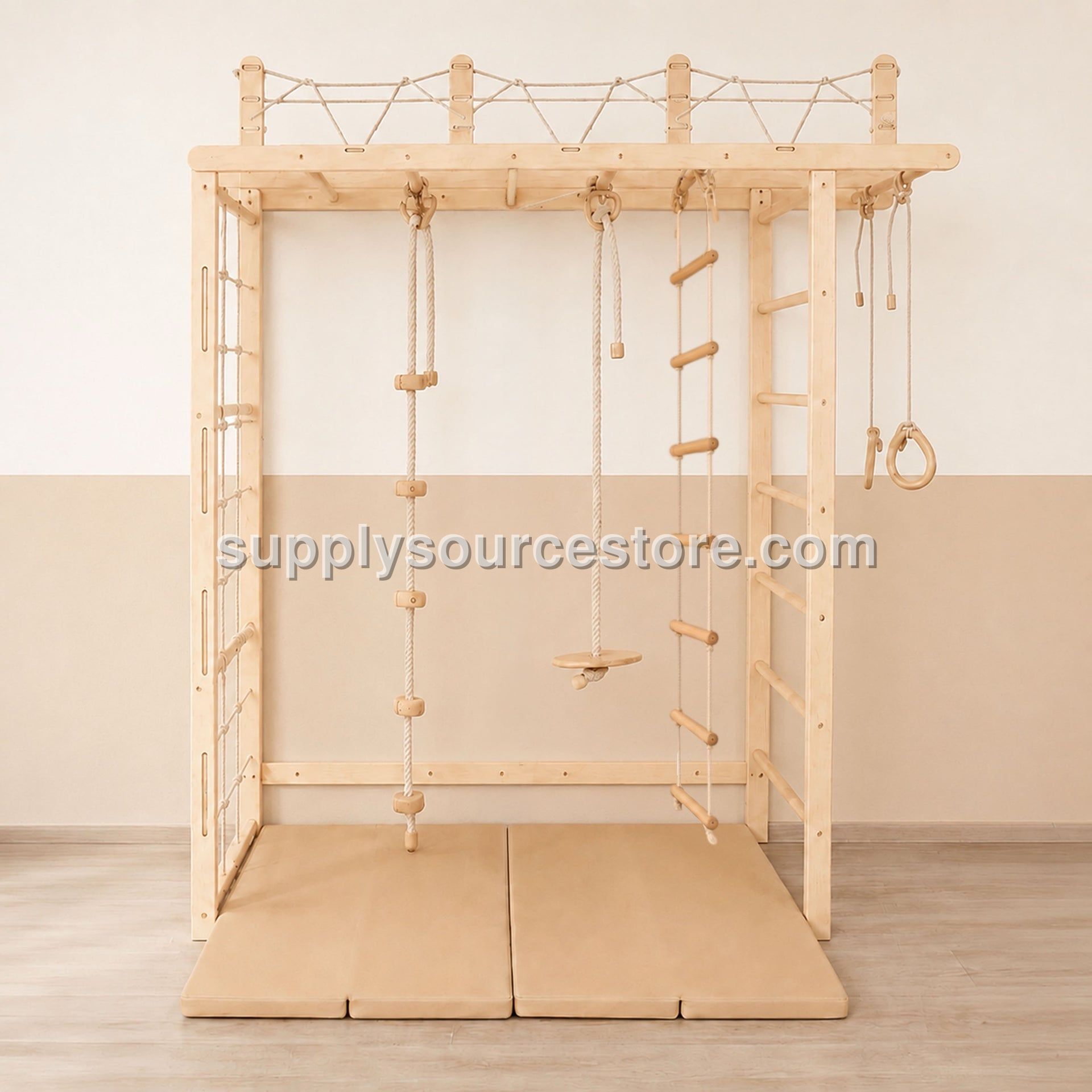 Wooden Climbing Gym