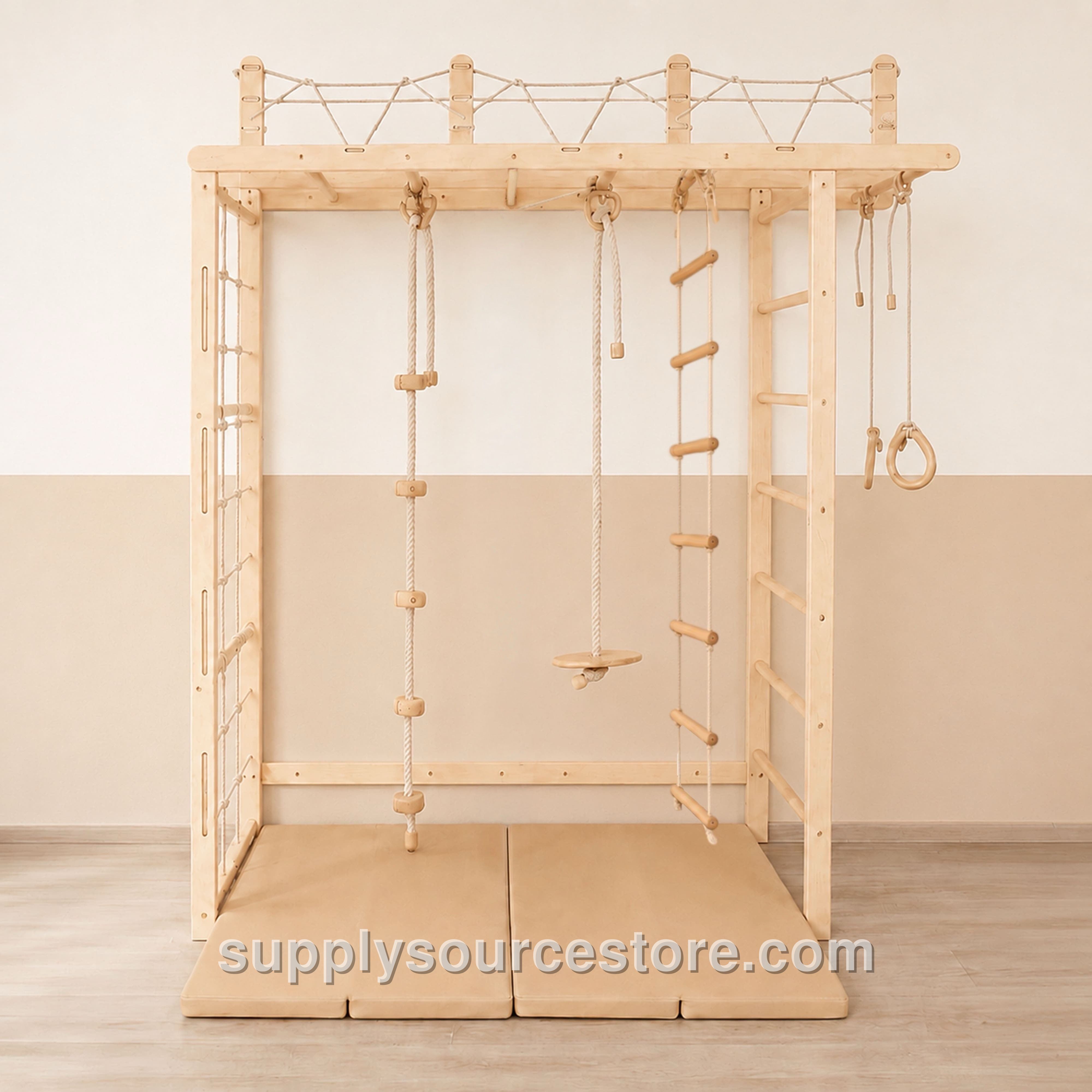 Wooden Climbing Gym