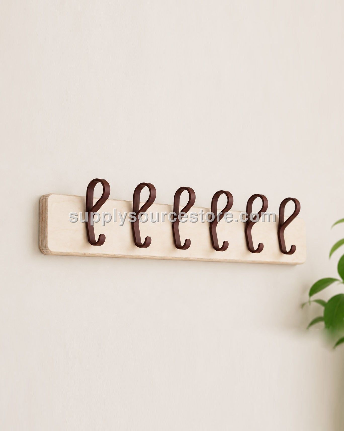 Wall Coat Rack · 100 cm · Loop Hooks