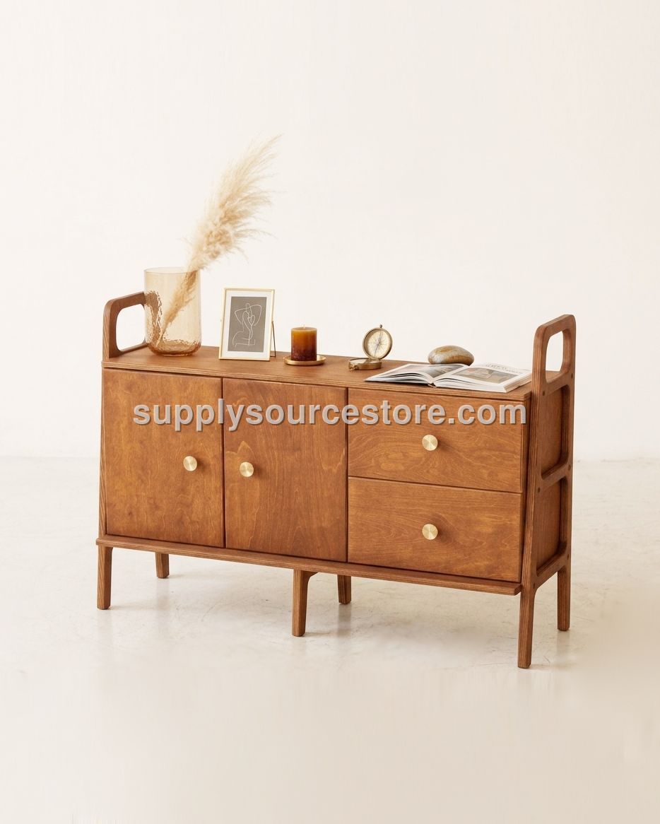 Credenza · 120 cm · anta + cassetti