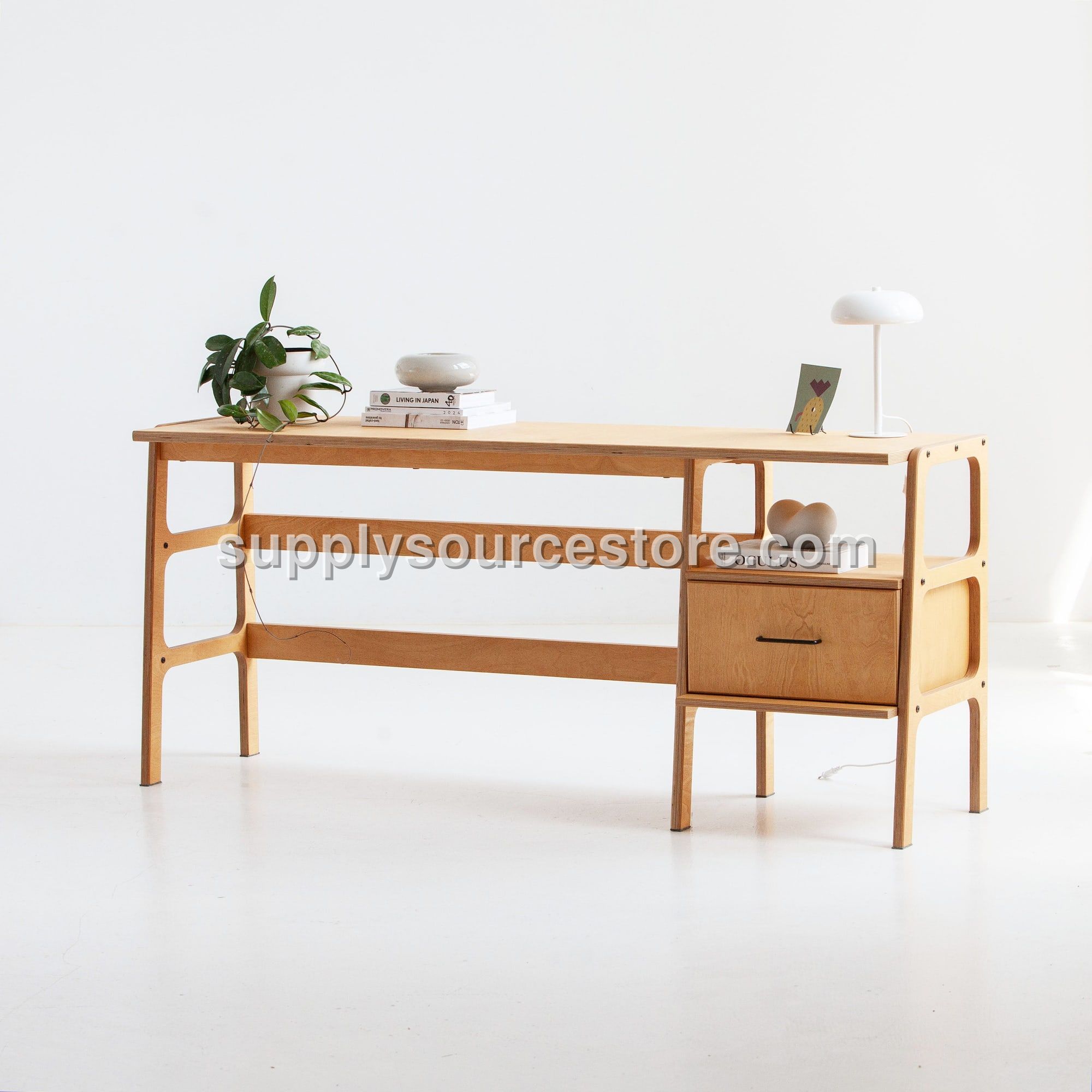 Scrivania · 180 cm · 1 cassettiera