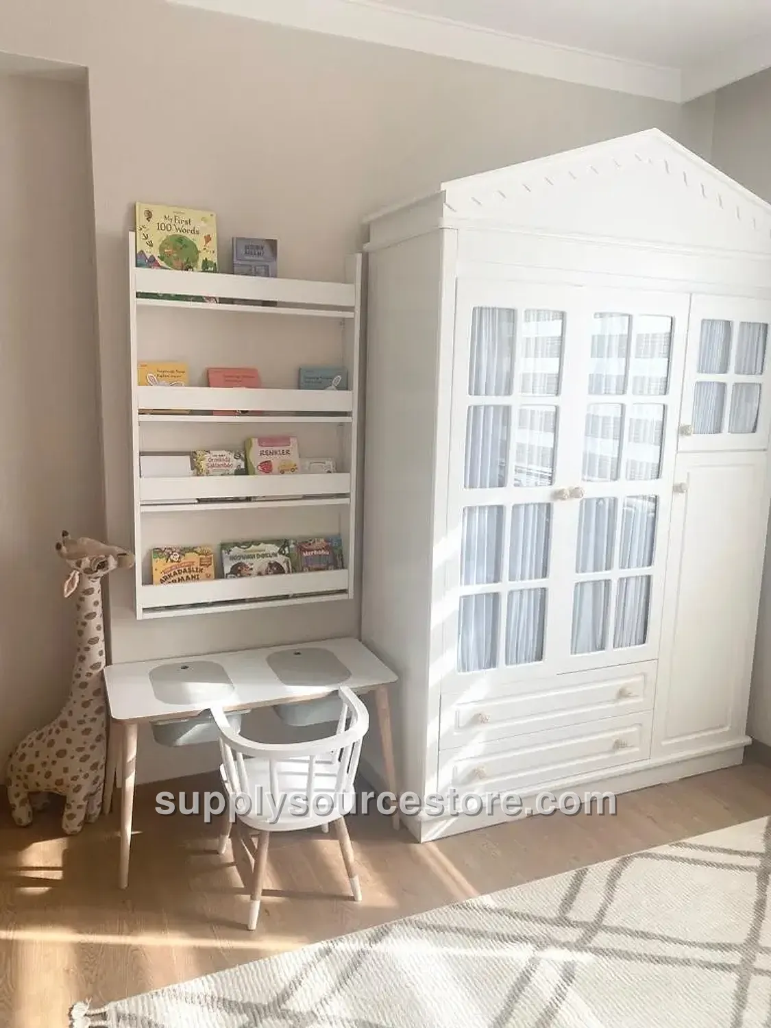 Moonlight Series Glass Door Wardrobe